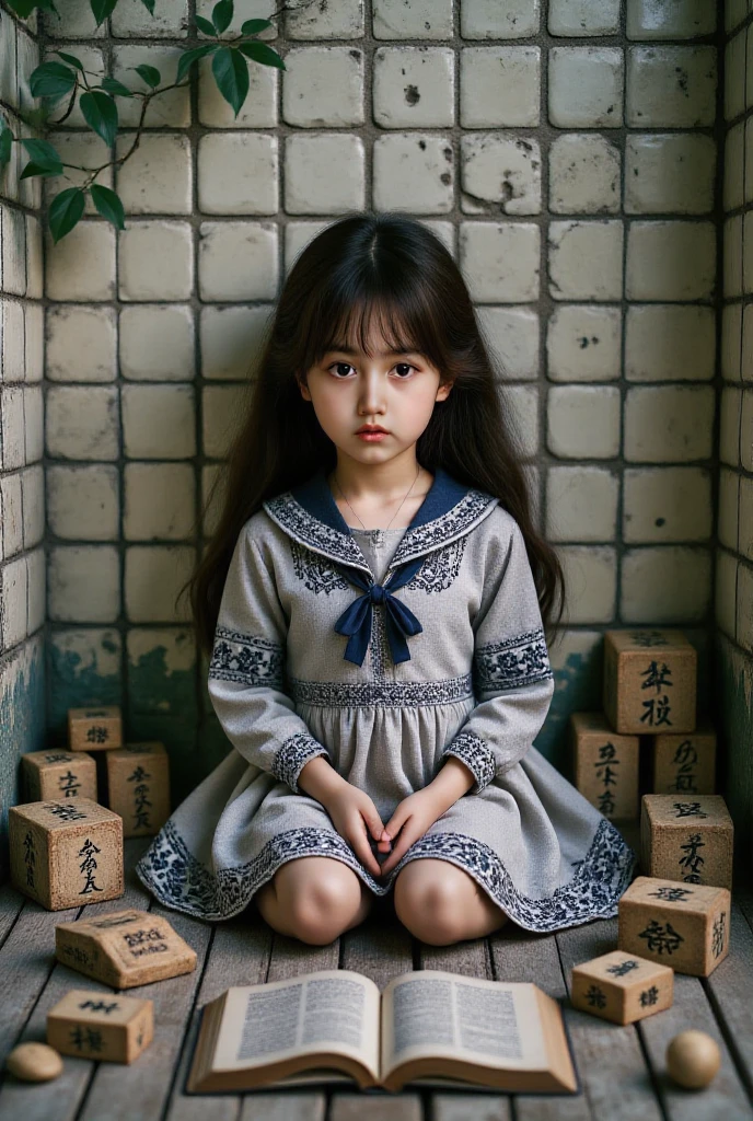 GOTHIC CHILDREN GREEN CLOTHES