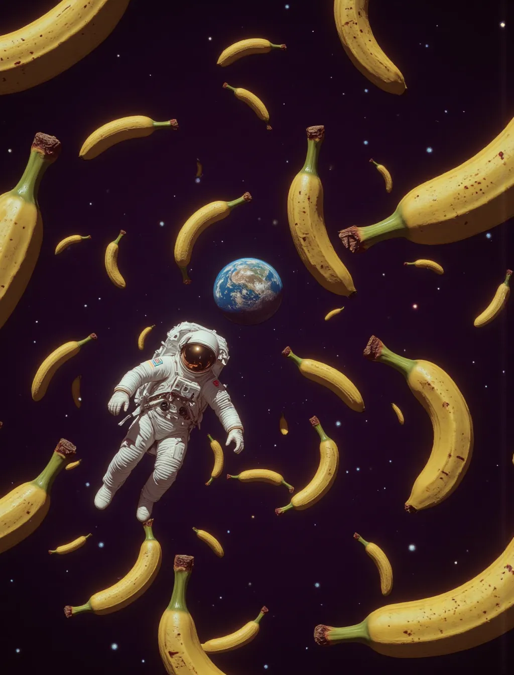 Give the astronaut in space some fruits to float with