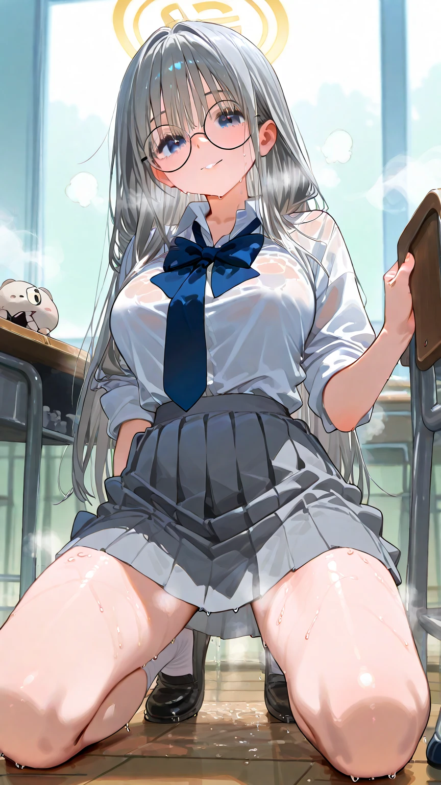office lady、Data room、Waist-length hair tied in a high ponytail、Move the tick part to the side、Big breast beauty(Tall Woman, Slim figure, Firm breasts)、Estruating from behind、Reproduction from behind、MSpread your legs、A girl straddling a man backwards、A girl being held up by her thighs、Penis in vagina(The glans reaches the uterus)Inserted(SEX)、in the middle、 Dripping from the vagina、Showing vagina、Thin pubic hair、Open your jacket、Show your breasts、Nipples erect、Dripping saliva、Red cheeks、Dementia smile、close your eyes、A close-up look at thighs from a low angle、Ahegao、Cowboy Shot、Front facing,Realistic photos、、NSFW、、Front tucked up、From below、orgasm、