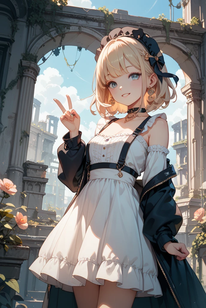 (Masterpiece:1.2), (Top quality: 1.2), Super high resolution, Very detailed,.
BREAK.
, ((Anime girl standing with happiness in her hands)), Crazy girl, (1,Lolita,Boyish, , 12 years old: 1.3), Light smile, , Girl looking like a boy, Bob-cut hair, Shaggy hair, Very large breasts, nubile, slender body, overflowing with soft fat mass. Small hips, Vertically large eyes, Fine and beautiful eyes, Well-proportioned irises and pupils, Expressive eyes, Beautifully detailed lips, High resolution detailed hair, Perfect eyes, Perfect face, Super dense skin, Full fingers, Perfect lighting,.
BREAK,.
((light green necklace)), ((black and red fine dress: 1.3)), light green tie, shining sapphire, lady, wearing white gloves,.
BREAK.
, (Steampunk), Castle balcony, Skyscraper, Night view, Equipment, Ancient ruins, Tradition, Overwhelming, Magnificent, Steam, Pipes, (Steam spewing out from pipes:1.2), Fantasy, Victorian other world, Early 19th century, Road, trees, clouds, night sky, shading, effects, detail. Masterpiece background,
BREAK.
((Positive: 1.3)),.
BREAK.
, digital animated art, cartoon-style illustrations, cartoon illustrations