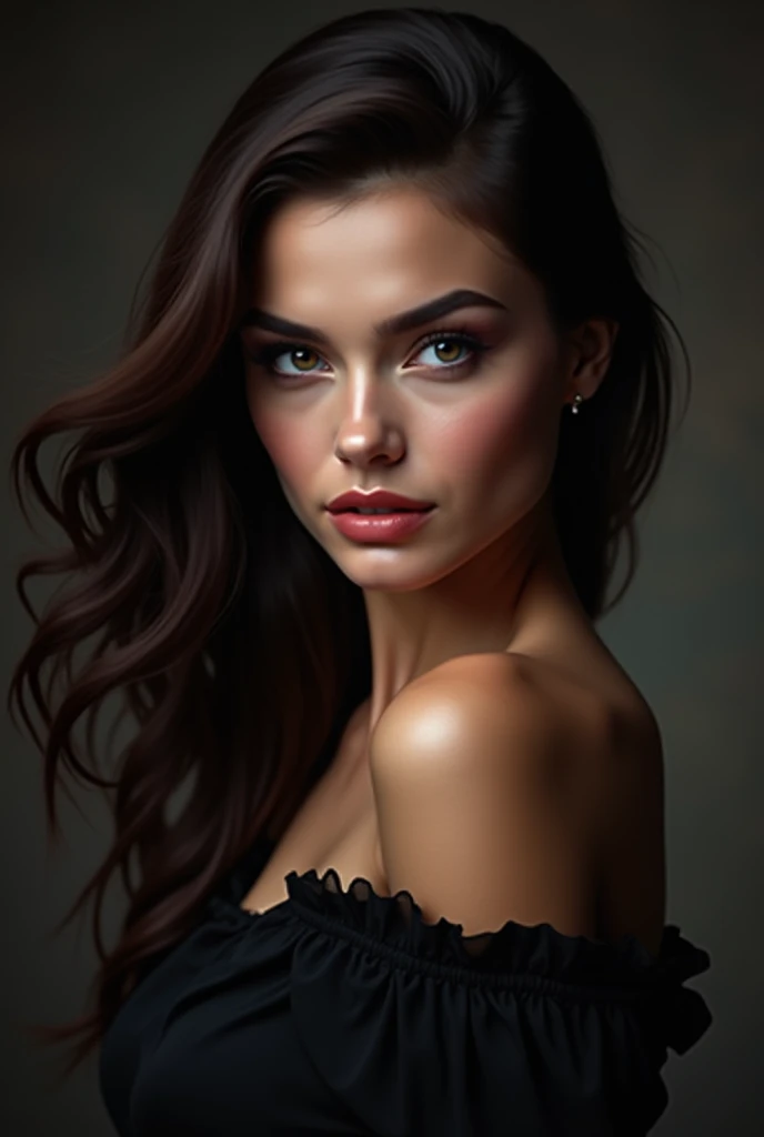 a beautiful, hot, italian women,Wink,
seductive face blue eyes, ultrarealistic BLUE EYES,hyper detailed perfect eyes, Photorealism, studio lighting, masterpiece, longeyelashes, elegant pose, (very large breasts), (underboob:1.9), Decollete,(big eyes:1.5),