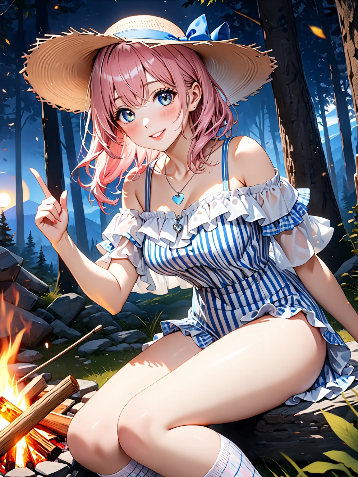 campfires,firewood,Camping chairs,Camping tents,Iron cup,Cast iron pan,Camping lights,,Grill steak,BBQ stand,All kinds of food,Kebabs,MarketaB,trekking poles,snow mountains,Snow goggles,heavy boots,Shenmu,salama,Harry Potter,Magic Hat,Cotton shorts(Shirtless:0.9)、(Naked:0.5)、(huge tit)、Skin type、Fine hairs、Radiant skin、Drunken、luminous(Shirtless:0.8)(Bandeau:0.1)、(Lift one foot:0.1)、 huge tit、Blush、(Small tattoos)、Slightly drunk、(Background with:Jungle lion monkey elephant:0.4)、(goddes:0.8)、(teens girl:0.7)、Water-colored eyes、Long eyelashes、(Cute marks on the face: 1.2),(dog teeth:0.8),,(ssmile:0.5)(Blush:0.7),(short:0.8),(Black and brown hair:0.5)(White and pink hair: 0.6)、(Striped hair:0.5)、(High ponytail:0.3)、(ca:0.7)、Shiny hair、(High morbidity:0.6)、(double bun hair:0.2)、Moon hairpins、Lace、frilld、( Head tilt:0.7)、(Side:0.5)、(Look up:0.2)、(Look at the camera:1.0)(Chest pat:0.5)(Flip skirt:1.5)、((Delicate facial features、Positive face、detail),Bright pink lips,ssmile,Open your mouth,Blush,Slightly drunk:0.5)),Absurd,Extreme,tmasterpiece,whole body fairy,Seductive special portrait of Tifa Loha,The clothes are smooth white and transparent,Lace panties。 (Pajamas with multiple patterns:0.5),,The reflection of a part of stagnant water on the ground,Old brick floor,Old clock,wooden building,Leading the puppy,Wood pile,Oversized backpack on floor。
