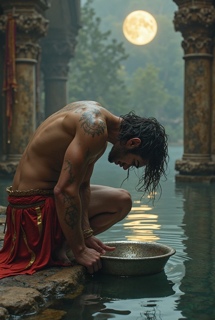 (8K, RAW photo, Highest quality), (full-body shot:1.3), (tall guy:1.4), (blue eyes:1. years old, white pale skin, (brown messy hair:1.6), (roman gladiator:1.8), (colosseum:1.4) (:1.7), (roman shield:1.4), (pale skin:1.1), (dark place:1.6), (spooky:1.5), (((horror.1.9))), (evil:1.7) Realistic, (((full naked))), Exposing Penis, (((1 perfect Penis : 1.3))), 1 amazing Penis, (((1 nice Penis:1.2))), 1 beautiful Penis, 1 great Penis , 1 male Penis, male Genitalia, Full Body, handsome man, frontage, Intricate details, Extremely detailed eyes and eyelashes, Muscular male, Manly, masculine, Soft lighting, Cinematic lighting, Portrait, Exposing the pectoral muscles, male model, muscular, ripped, defined body, Digital SLR, hyper qualit, Fujifilm XT3, Crystal clear, 8K UHD, High detail, Ultra photo realsisim, haar, ((Realistic skin), ((pores)), ((high detail skin)), volumettic light, groin, far, complex 3D visualization, high detail, 1 handsome young man (nsfw) looking at the viewer (Pureerosface_V 1:0.6), pure, genuine human skin , (bare chest), muscles, vivid details, hyperrealistic, beautiful background, octane rendering, best quality, masterpiece, extremely detailed, computer graphics, unity, wallpapers (realistic, photorealistic: 1.37), stunning, fine details, masterpiece, best quality, official art, extremely detailed CG unity 8k wallpapers, (((Full Body))), ((Correct body structure)), (((Correct dissection))), (((Depth of field:1.5)))