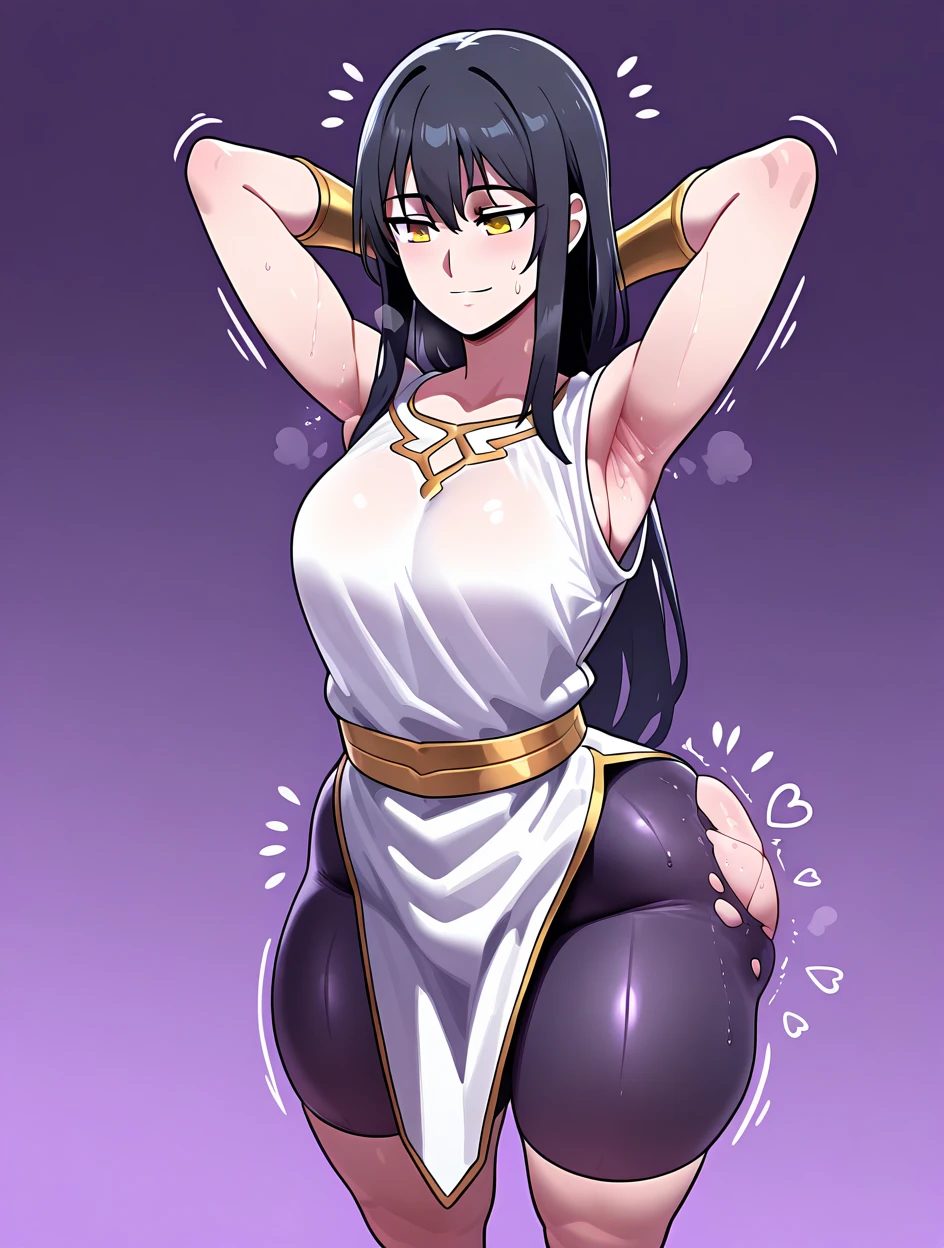 tall body, tall, mature female, mature, adult, eft_hotd_orange, 1girl, solo, ((orange hair)), brown eyes,Big breasts, enormous large breasts, big cleavage, ((tank top with cleavage and open navel)), ((Tight lowrise yoga pants)),Plump, ((Hoopa earring)), ((silver chain tag necklace)), ((big Hoopa bracelet)), Long nail, eyeshadow,Sweat, (earPierce), Rei miyamoto,Perfect face,detailed face,eyes on viewer,Golden ring,Standing,,Gloss lips,Horny,Wide hips,big hoops Earring,Curvy figure,Many gold rings,gold rings,Tatto, Solo,Wide hips,Swaying hips,Oversize breast,Lipstic,Professional make up,Eyeshadow,Tight tights,Detailed face,untidy apartment room,Detailed hand,fullbody,High quality pitcure,day,enchanced big breast,tight thights,multi layered Gold chain necklace,Light blush,Blacked women,Black colored tattoo,Smile,gaze on viewer,long slicked hair,long Slicked back bang hair,swaying hips,((In love expression)),((Submissive expression)),White skin,Blush,((underbag eyes)),((Hopeless expression)),Sex slave,((Masochist)),female laying in the bed,Curvy,Bloated belly,hand squeeze breast,Open mouth