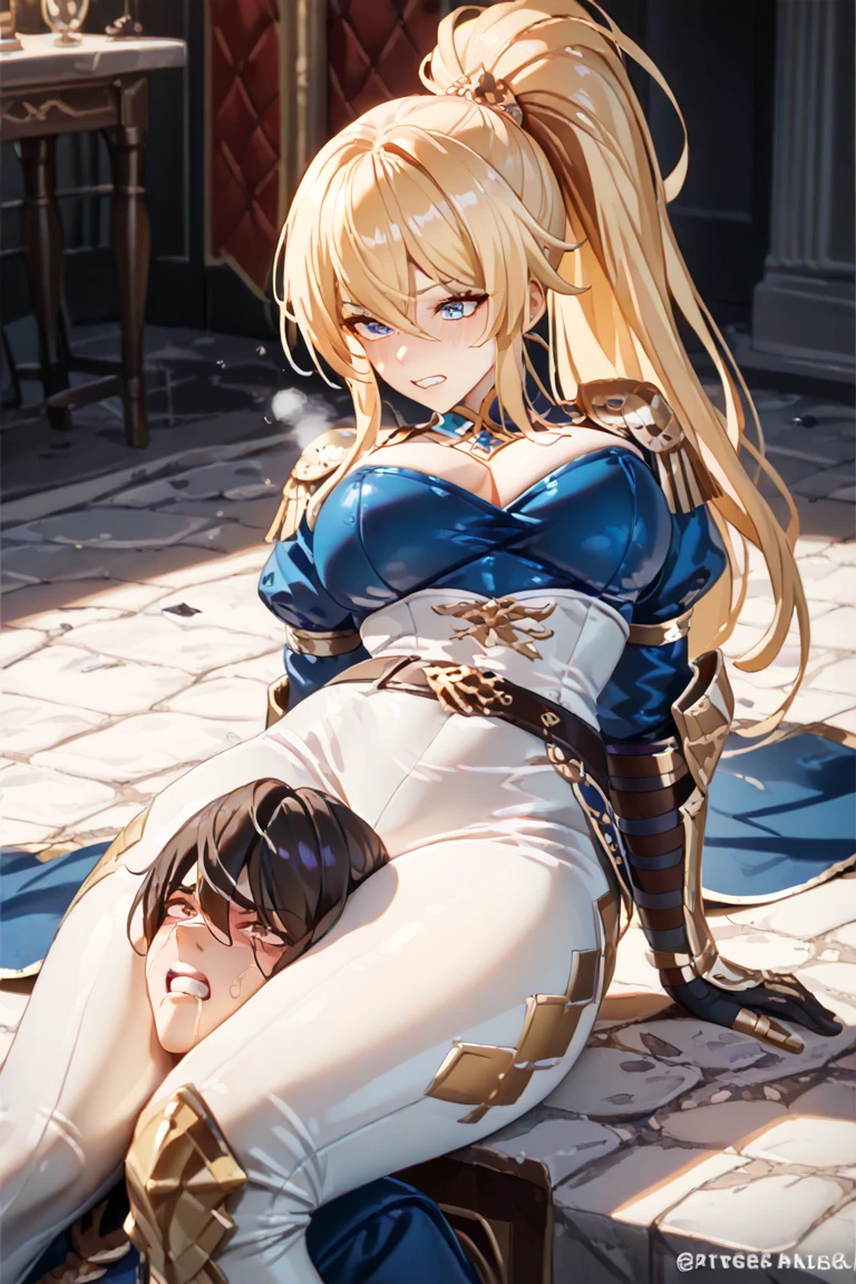 score_9, score_8_up, score_7_up, source_アニメ, masterpiece,1boy and 1girl , Futanari big breasted female demon,Cross-dressing male priest,amazon positio, confessional,fucked silly,clothed sex, cum in anal