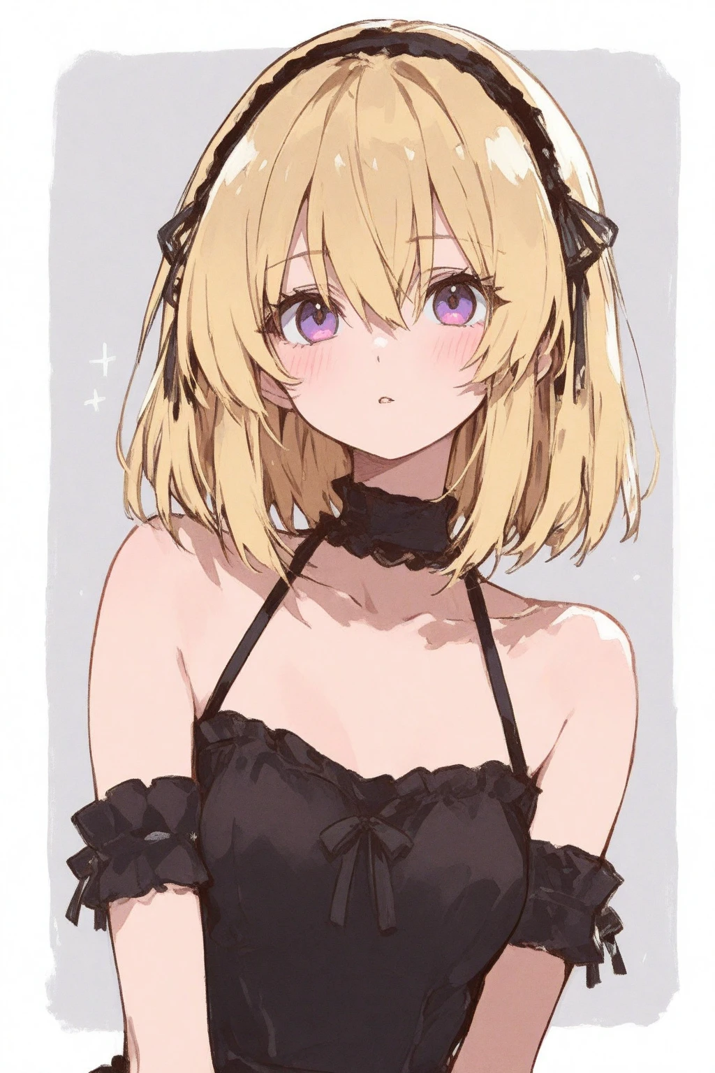 from right in front of face and body smile Simple background upper body shot, Blonde Bob Fair skin Gothic Lolita Clothing Anime Girls with Blonde Hair and Green Eyes, In a dress, Anime Style. 8k, Anime Girlsのポートレート, Smooth Anime, Cute Anime Girls, portrait of Cute Anime Girls, realistic 若いAnime Girls, 若いAnime Girls, Beautiful Anime Girls, Cute Anime Girls, portrait of Anime Girls, Cute Anime Girls portrait, Anime Girls