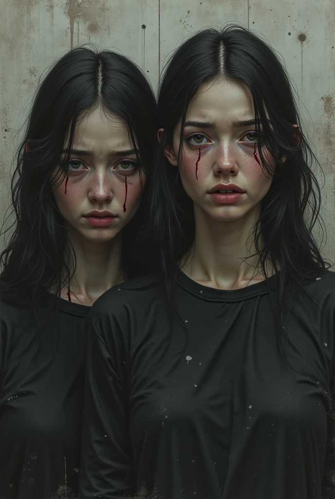 (masterpiece:1.3),(best quality:1.2),8k,absurdres,unity 8k wallpapper,(extremely detailed:1.3),highestres,
2girls, ,red eyes,glowing eyes, white hair, black hair, split theme, angel,devil,wings, 2girls, girl1 is zombie, decay skin, 69, cunnilingus, oral sex, licking pussy, girl2 is a girl made of fresh plants, bailong plant girl, leaves, green skin