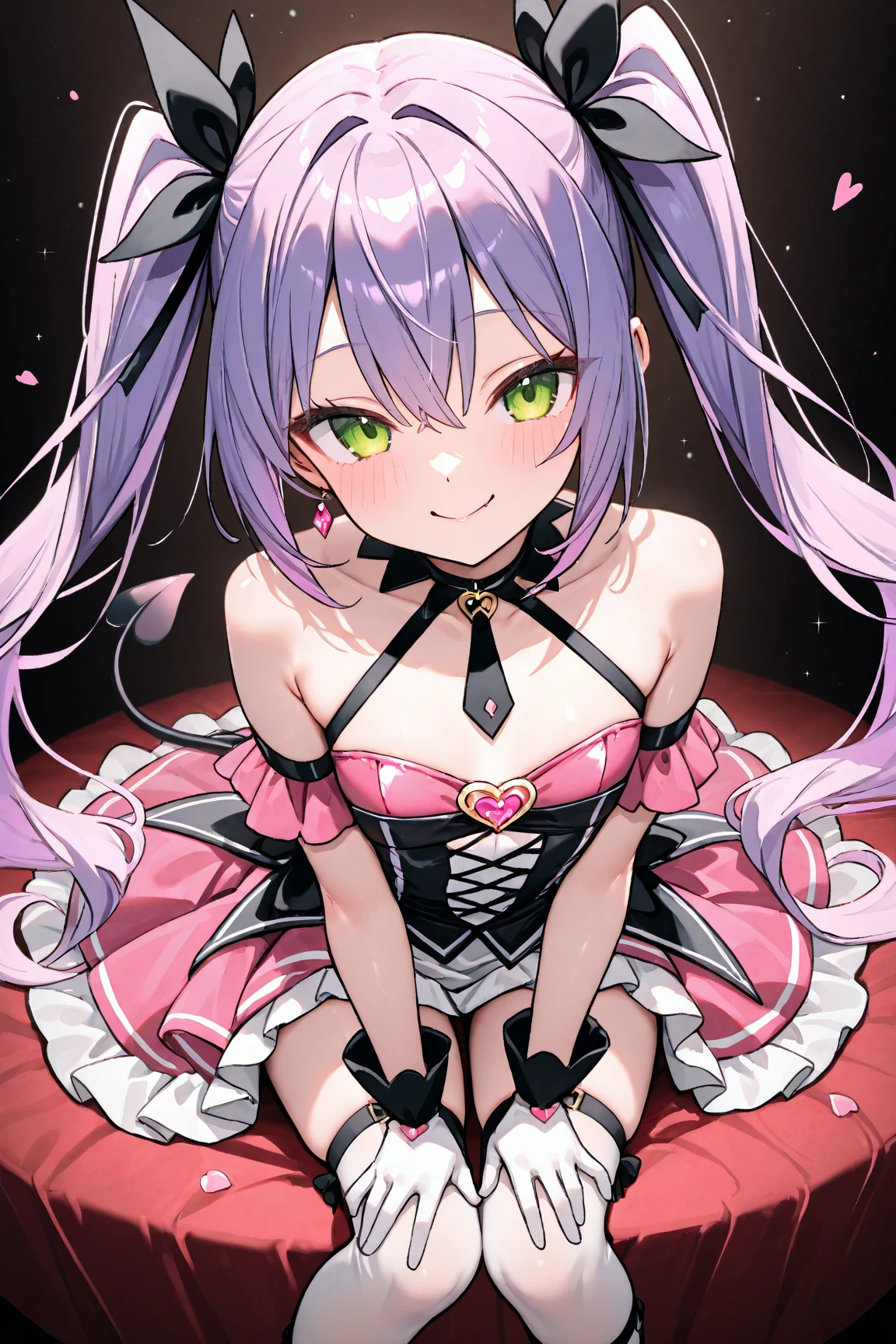 (masterpiece, best quality), (detailed face and eyes) Rem from Rezero, beautiful girl, (detailed beautiful eyes) underwear, pink ballet tutu, full body shot, long silver hair, purple eyes, visible bellybutton, elf ears