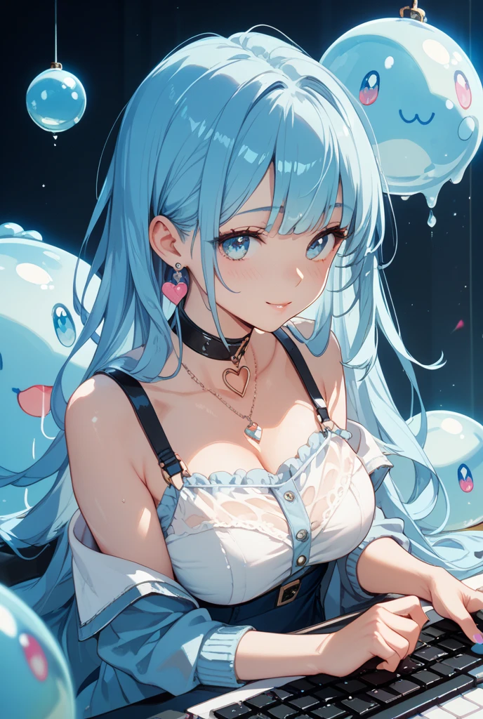 最high quality、Best image quality、masterpiece、With a girl((cute、16 years old、Best Bust、Medium Bust、Beautiful Blue Eyes、Spread your chest wide,Black Hair、Disheveled Hair、thin、Highest Valley、My whole body is wet、Have a cider、See-through shirt))high quality、Beautiful art、background((aquarium、shark、Space Sky、Whales、Dolphin)),Tabletop、Exquisite design、Visual Arts、Written boundary depth、Best lighting、Highest detail、8k