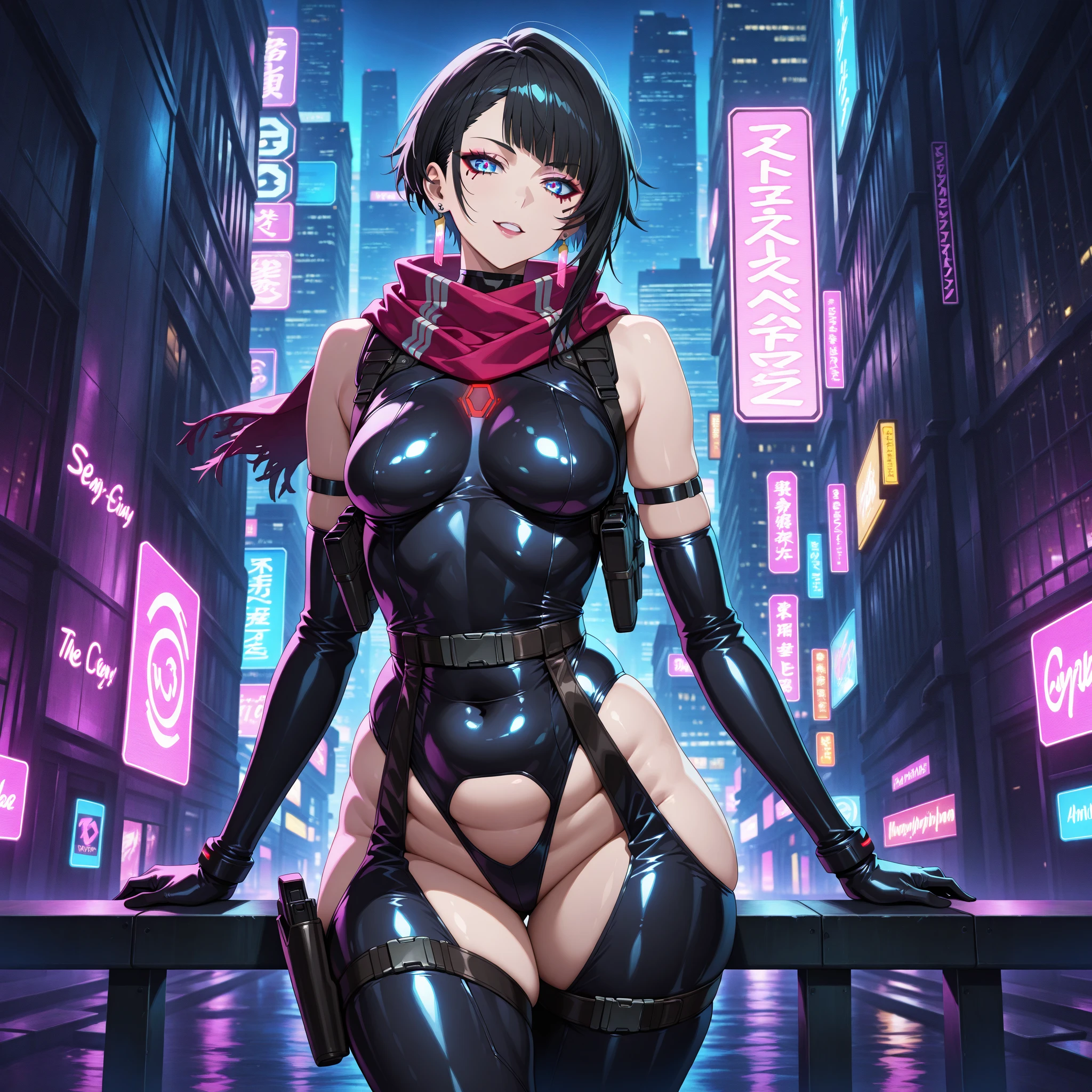 (best quality, (Darkskin woman, (form fitting high waist black and red minidress and red underwear):2, sneakers, garter belt, bracelet, fingerless gloves, carrying a bat):10 ,( amazing dark skin,Diamond And Glaring detailed green eyes, loose split-color
purple and black hair, soft circular face, convexed wide nose. strong, toned and stocky, round hips, medium breasts, heart-shaped rear. brawler, spy, shy, reserved, courageous, Ki power, )::10 afternoon, cascading sun, walking, Neo-Brooklyn,surrounded, mystical atmosphere of power, danger, and excitement ((((( unreal engine, blender )))), (((Rival schools, edayn, Alex "oh8" Ahad, perfect piece, perfect prose.)))(( full body, ultra-HD masterpiece, highest quality, highly detailed, fighting game Cg, splash art, low angle shot,Beautiful Deatailed Shadow,Incredibly Absurdres.))