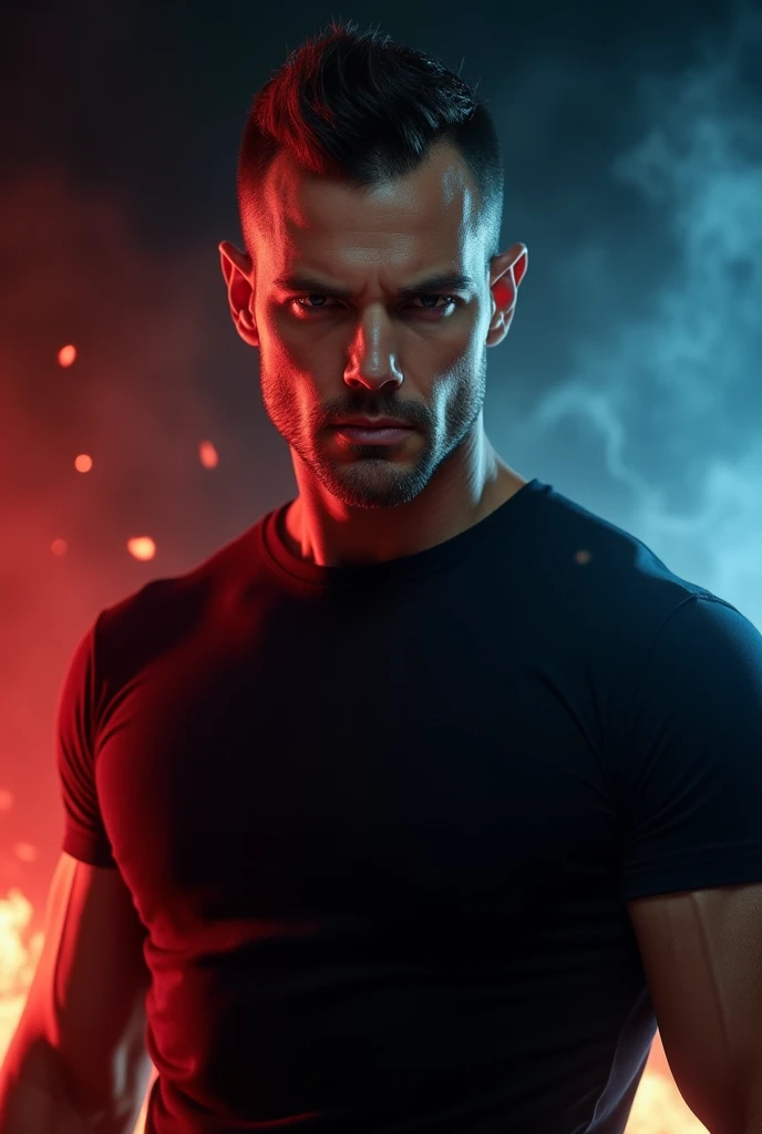 1 male teenager, extremely detailed and realistic, muscular male body, athletic build, not dressed at all, detailed facial features, beautiful eyes, nose, lips, flawless skin, chiseled jawline, intense gaze, dramatic lighting, cinematic angle, vibrant colors, dramatic shadows, photorealistic, hyper detailed, 8k, high quality, with big dick, full body