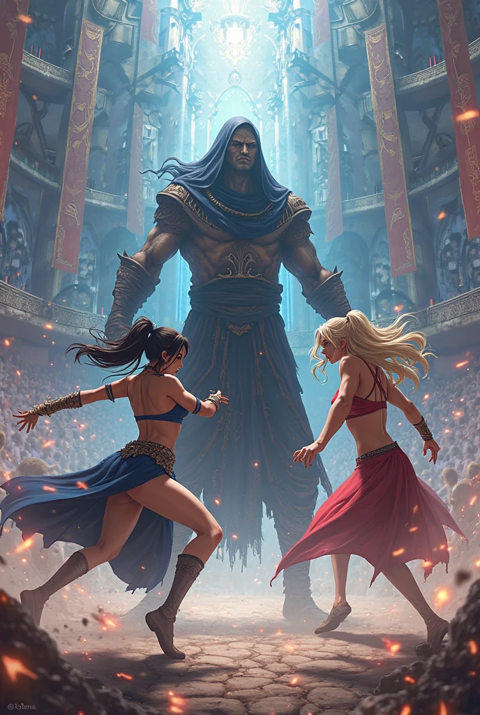 ((Best quality)), ((masterpiece)), (highly detailed:1.3), 3D, arcane style,In the dark and courageous dystopian city of Piltover, plagued by violence and divided into two opposing factions, a young prodigy named Jinx emerges. Having endured unimaginable loss and abandonment, she embraced a life of chaos and destruction. Known for her inventive and explosive abilities, Jinx becomes an icon of rebellion against the oppressive forces that control the city. However, haunted by guilt and battling inner demons, she must confront her past and decide whether to continue on the path of anarchy or seek redemption amid the turmoil. Explore Jinx's journey as she navigates a treacherous world, fighting for survival, unlocking secrets, and discovering the true meaning of her twisted existence, chaos reigns supreme, and at the center of it all is Jinx, the embodiment of unpredictability. Delve deep into Jinx's twisted mind, exploring the origins of his madness and the driving force behind his destructive nature. Unravel the moments that shaped her into the crazed, iconic character we know. Take us on a wild journey through the vibrant streets of Piltover and the shadowy suburb of Zaun as Jinx wreaks havoc with his explosive arsenal. Can redemption find its way into Jinx's fractured soul? Or will she dance forever on the edge of sanity, embracing the chaos that fuels her very existence? Arcane's fate hangs in the balance as Jinx's path intertwines with unlikely allies and formidable enemies. Ignite your imagination and paint a vivid portrait of Jinx's distorted psyche, capturing the essence of her madness and the indomitable spirit that defines it, HDR (High Dynamic Range), Ray Tracing, NVIDIA RTX, Super-Resolution, Unreal 5, Subsurface Scattering, PBR Texturing, Post-processing, Anisotropic Filtering, Depth of Field, Maximum Clarity and Sharpness, Multit Textures