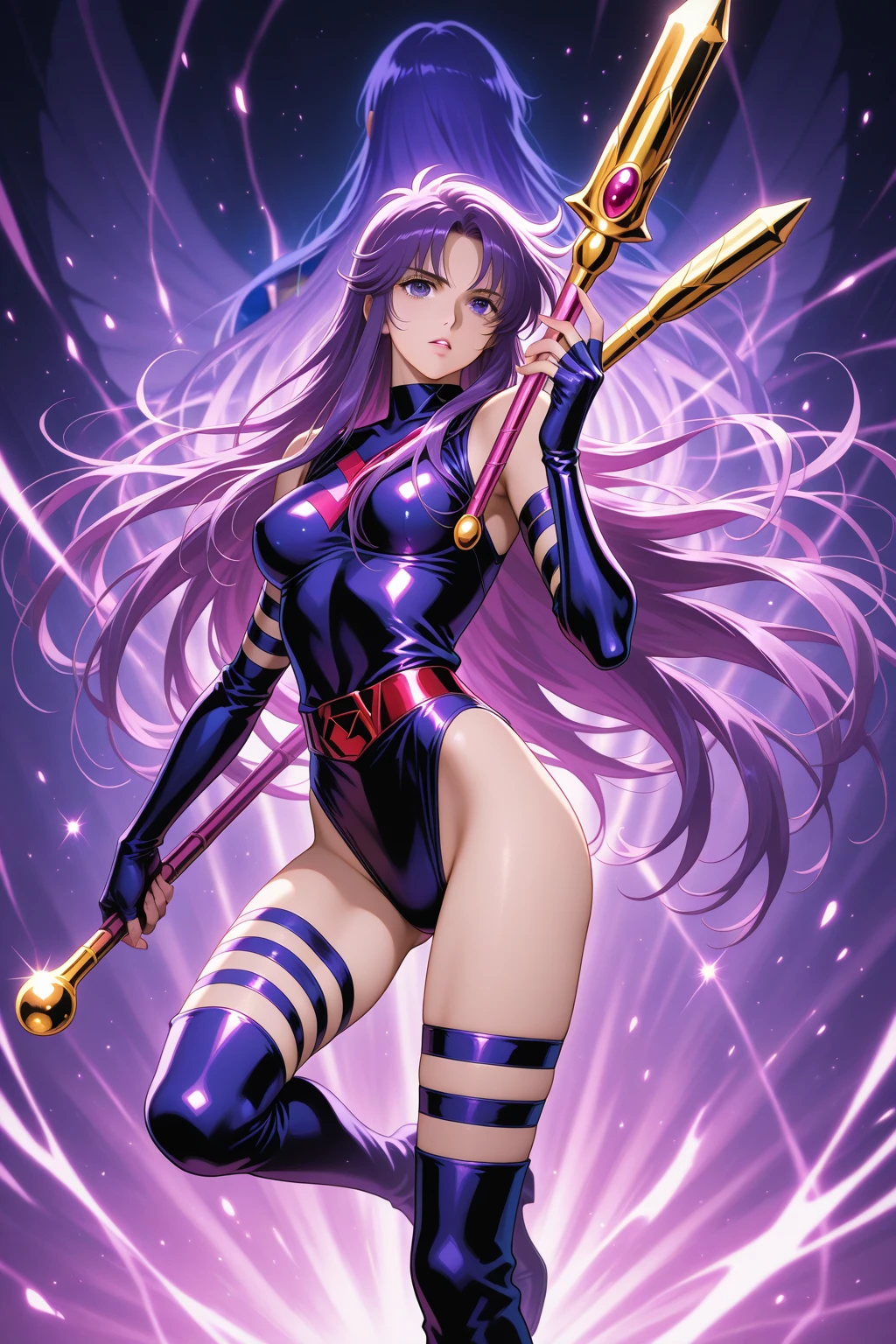 Highest quality、rape、Captured by mutants、Surrounded by mutants、defeat、Beautiful woman with very long purple hair、White Armor（Medium breast、Off the shoulder、No sleeve、No elbow pads、Belly button、High Leg、Exposed thighs）、White Armorのブーツ、Tears overflow、Frightened expression、Fleeing 1:5、Attacked by mutants 1:5、Many violent mutants 1:5、The mutant grabs the woman&#39;s arm.　Mutant attacks from behind、Mutant grabs leg、Mutant Swarm 1:5、darkness、another world、Dark fantasy、Pitch black hell