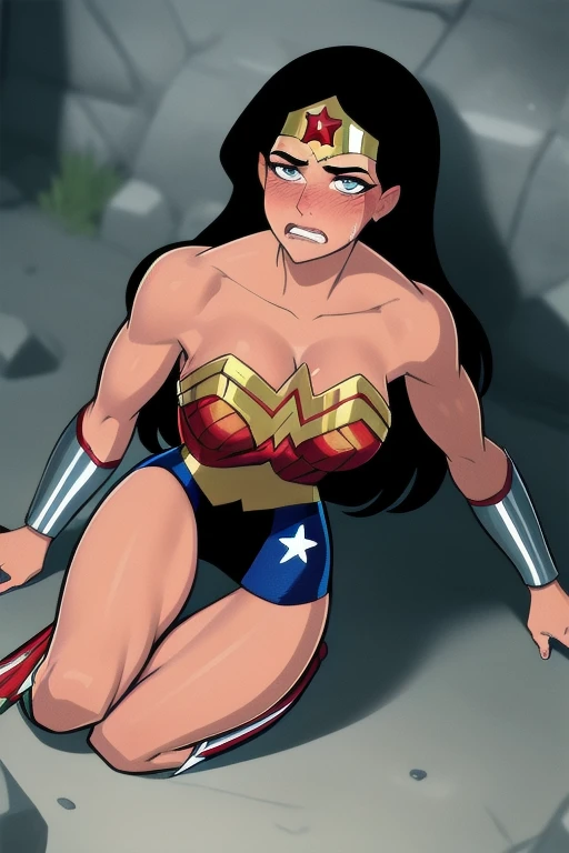 (((SUPERHEROINE WONDER WOMAN esta vestindo lingerie rendada, fishnet pantyhose, estilettos high heels))), ((WONDER WOMAN IS HANDCUFFED IN THE BACK SEAT OF THE POLICE CAR))), ((estuprada, surrada, humilhada, derrotada)) ,((SUPERHEROINE mulher maravilha IS A FILTHY OLD WHORE)), ((emotional expression,expression of pain and despair, gritando de dor, Expression of suffering, olhos arregalados, maravilha, Wonder is squatting, ON YOUR TOES), (She's crying a loa tem cabelo preto, ela tem cabelo longo)), ((Ela usa um COLEIRA DE CACHORRO,in the neck), (obra-prima, melhor qualidade) 1.5, 1 garota, sozinho, (sensual, mulher bonita, rosto perfeito, olhos perfeitos), corpo inteiro. tears running down your face)), ((Mulher Maravilha, arms tied behind the back, Shibari, painful restraint by ropes), (((emotional expression,expression of pain and despair, gritando de dor, Expression of suffering, olhos arregalados, expression of fear))).