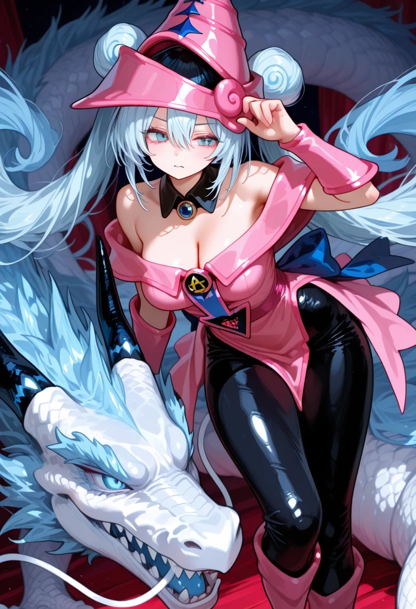 8K, high definition, married, beautiful, beautiful, bright, eye highlights, sexy, erotic, beautiful line drawing, light blue skin, blue and orange gradient ear fins, bunny girl, bunny suit, net tights on legs,