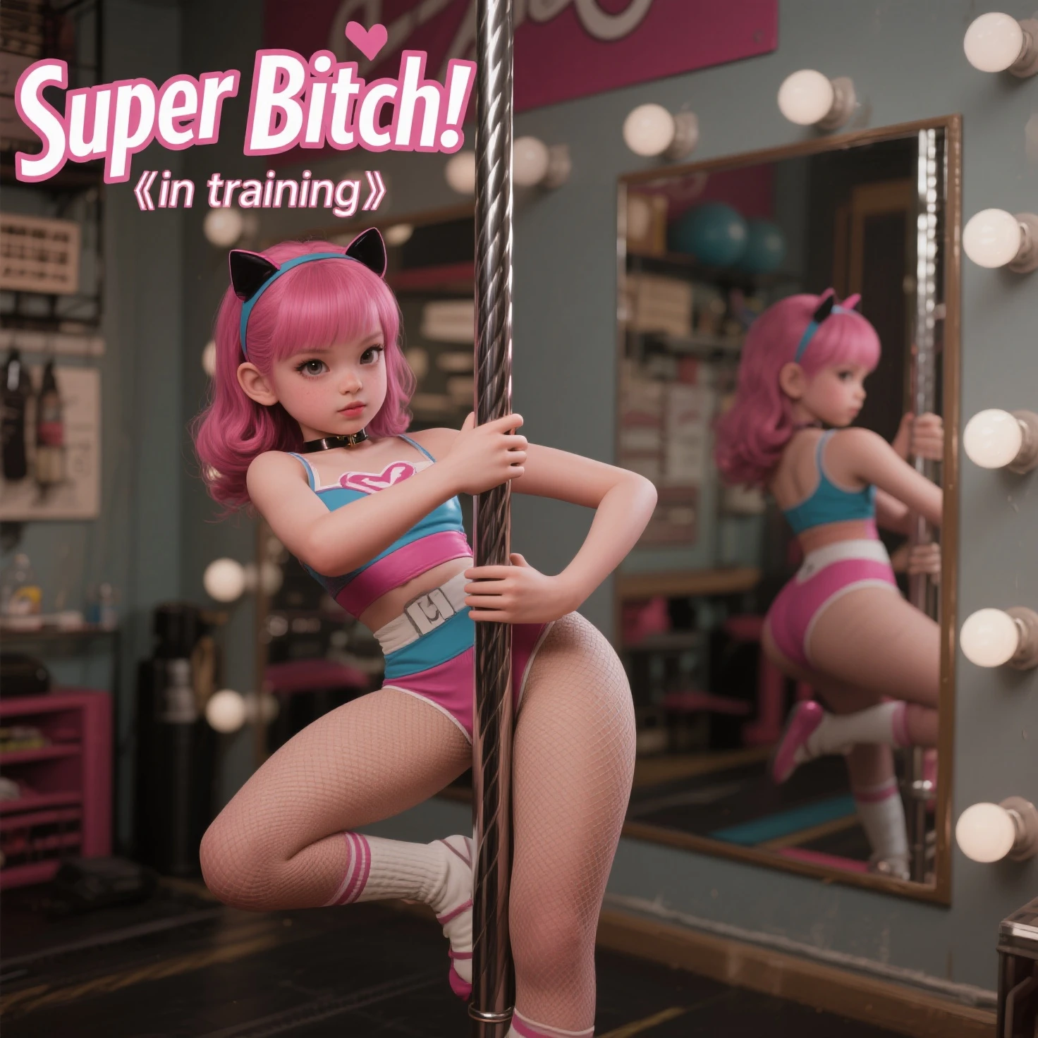 1 male, ((femboy)), Guviz-style artwork, made with anime painter studio, anime realismスタイル, Realistic anime art style, painted in anime painter studio, Inspired by Kim Taehyung, In an anime style, anime handsome guy, Inspired by Kim Taehyung, anime realism, Pink hair, A smile, a choker, Multiple piercings, Man with short hair, Male one, Inspired by Kim Taehyung, bustup, hoody, living room, standing model pose, full body, ((round buttocks)), presenting ass, big ass, big bulge crotch, pink stockings, blue high heels,