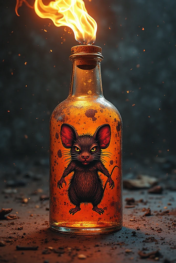 damaged Surrealist painting, (peeling paint on sandpaper:1.2). A grotesque adult sorcerer hatching from a (poppy-red:0.5) Koala in a decrepit autumn birch forest. (Large patches of broken paint reveal a world of glass flask of blood). Intricate details. white-tinted, bronze filigree patterns. Symbolism <lora:Brushed_Steel_Style_SDXL:0.75>