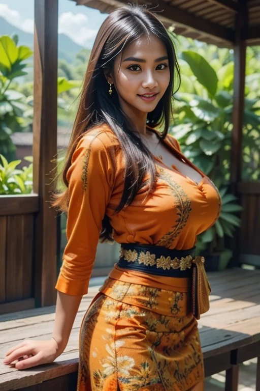 "(best quality,4k,highres,masterpiece:1.2),ultra-detailed,realistic,photorealistic:1.37,beautiful Indonesian woman,student cosplay,beautiful,energetic pose,mesmerizing gaze,long flowing hair,wearing a cute with a short skirt,bright smile,vibrant makeup,soft and smooth skin,sparkling eyes,natural beauty,expressive eyebrows,luscious lips,showing confidence and charm,slender waist,curvy figure,beauty big breast,pubic hairs peeking through the cosplay outfit,playful expression,stunning beauty in the Indonesian culture,lovely accessories with a touch of Indonesian flair,traditional batik pattern in her outfit,striking color contrast,emitting an aura of intelligence and elegance,natural sunlight illuminating her,creating soft shadows and vibrant highlights,beautifully captured in an artistic photograph,medium:photography,portrait style,colorful and vibrant palette,accentuating her natural radiance,with a touch of warm and sunny tones,studio lighting to enhance the details and depth of the image,medium:studio lighting"