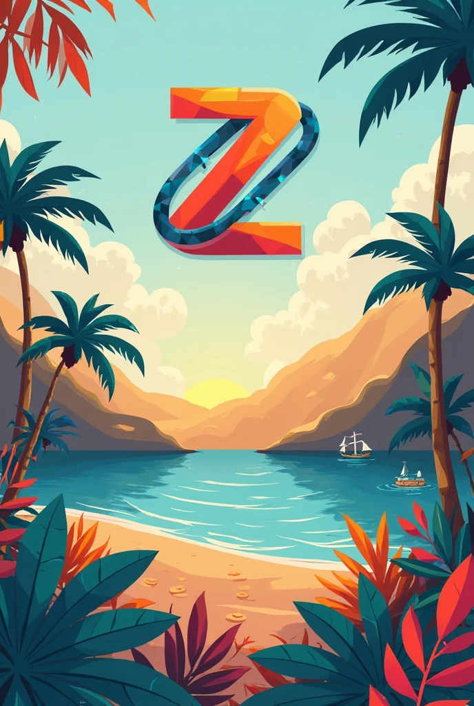 META dengan tulisan WELCOME TO 2ZERO ISLAND