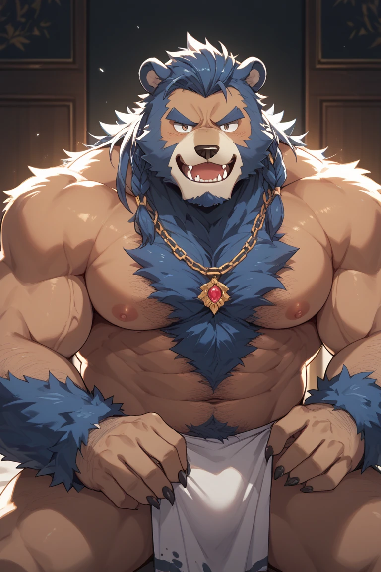 A masterpiece of a hairy macho man