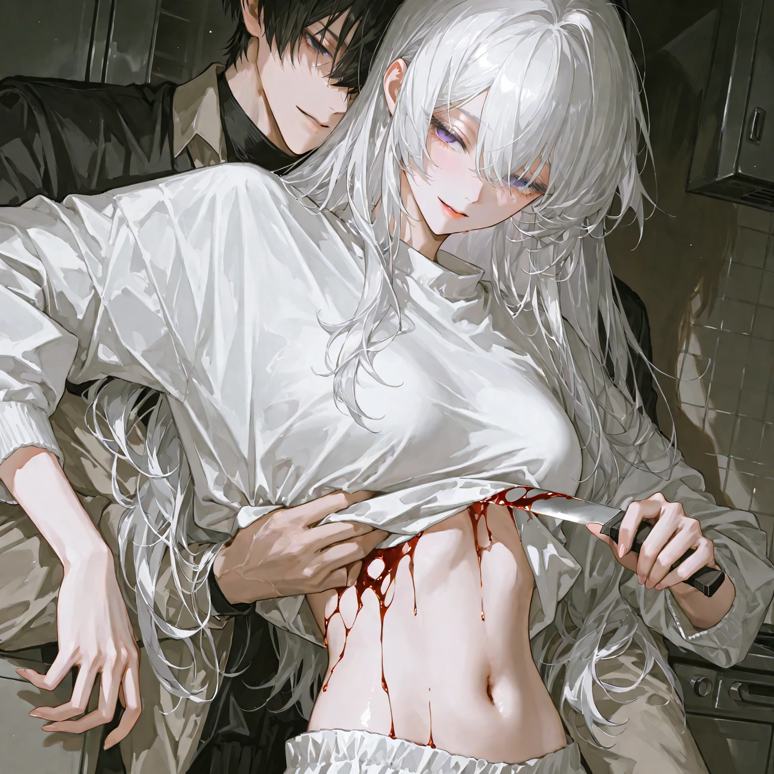 In a haunted house、supright straddle、vaginale,sex、hug、from side、ghost、Apparition、ghost、Kappa、Tengu、Nine-tailed Fox、Shuten Doji、Both eyes open、Hardcore、Nipples、Being raped、Blowjob、Big dick、Pussy、Covered in semen、Girl、Girl、Short、Younger、Lower school year、Baby Face、Big Breasts、Dynamic Angle、masterpiece、best quality、ultra-detail、My hair is messy、Your clothes are torn