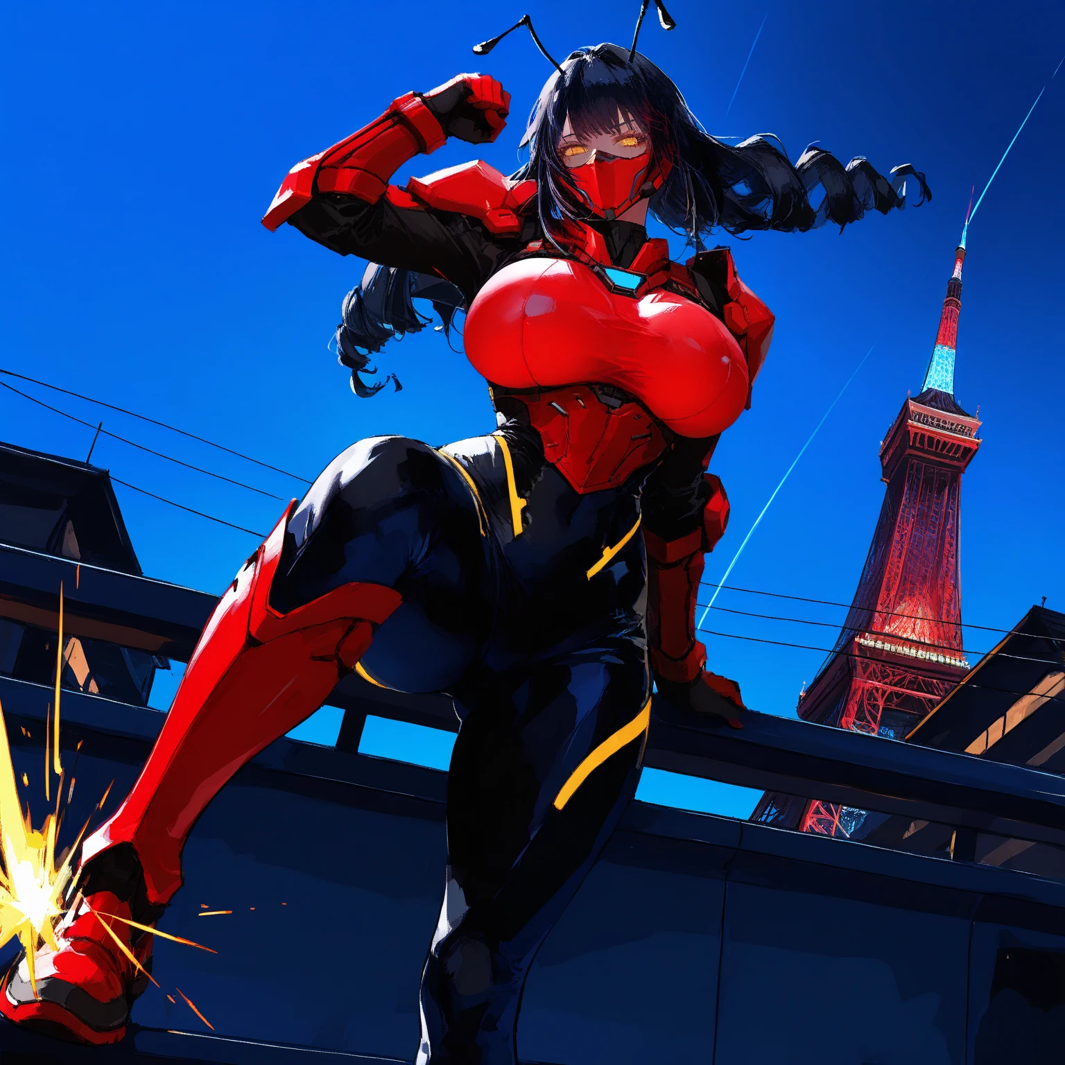 (masterpiece:1.2,Highest quality,Highest quality,High resolution,Very detailed),8k,1 female,Mature female heroine,Female Kamen Rider,(dynamic fighting pose:1.5),(Dynamic hair movement:1.2),(short hair),BREAK(Kamen Rider Helmet:1.5),(Shiny Kamen Rider Suit:1.3),(Kamen Rider Gloves),(Glowing Skin,Big eyes,Droopy eyes,Long eyelashes,Beautiful thighs,Beautiful Hair,Beautiful Face,Beautiful Eyes,Beautiful body,Beautiful breasts,Beautiful feet,Beautiful fingers,Voluptuous,Muscular,Big Breasts,Thick thighs),BREAK((hands)),(((Detailed hands))),((Rider Punch:1.5)),(Serious),(((The background is the special move effect))),(((kamanrider))),((action shot))