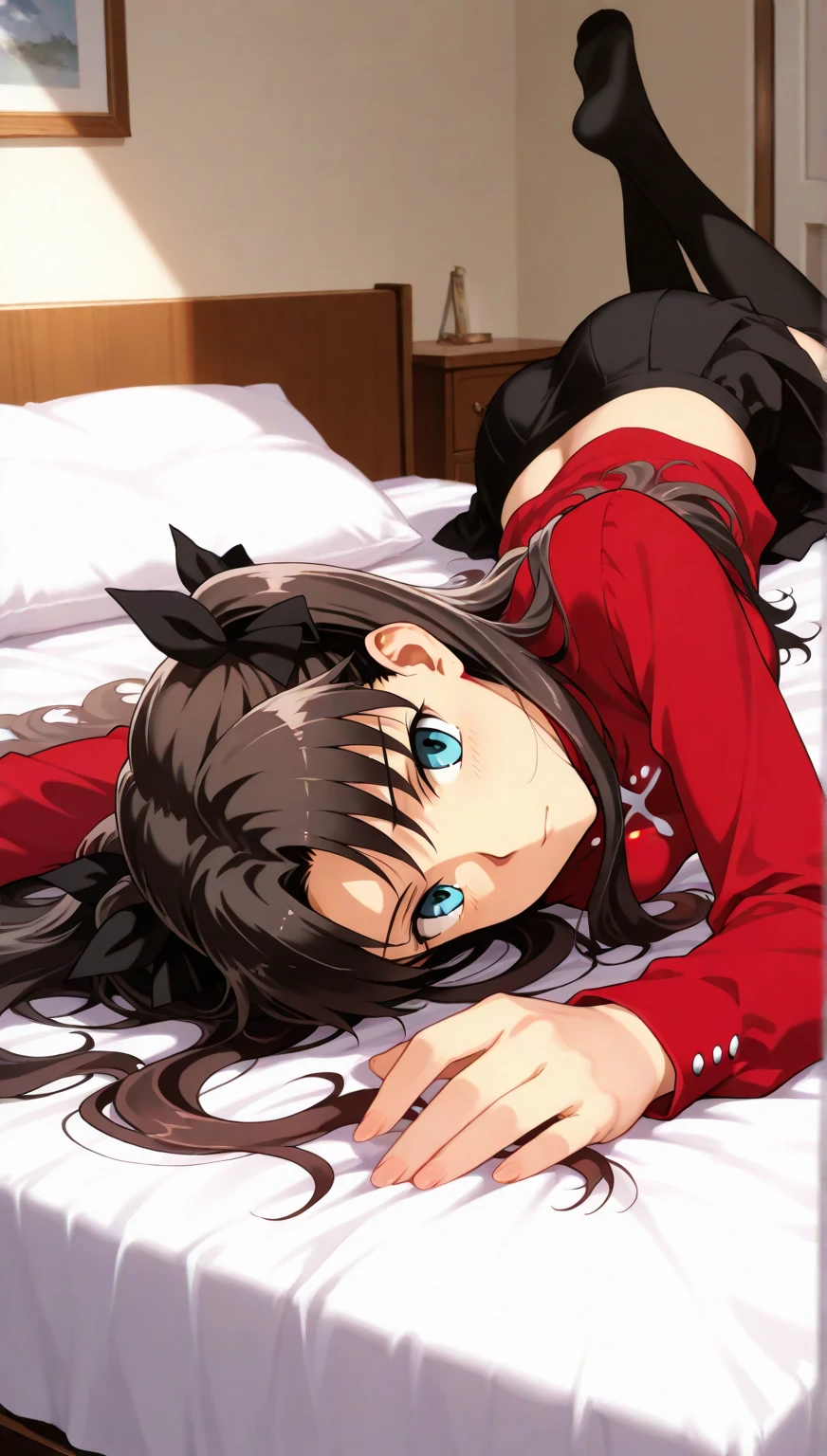 masterpiece,best quality,1girl,red,lineart,