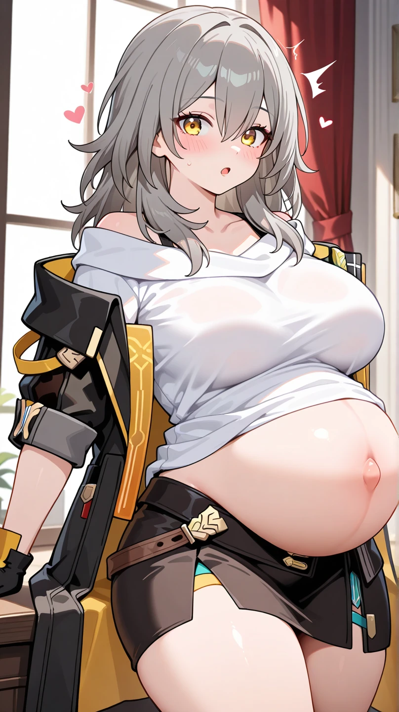 ((masterpiece, high quality, high resolution, perfect anatomy)), fat male, solo male, ((heavy armor)), gentle face, long hair, purple hair, beautiful fat man, gold white and red armor, soft smile, green eyes, flower in hair, intricate details, ((ornate details)), fat fetish art, belly, round belly, large belly, fat belly, big belly