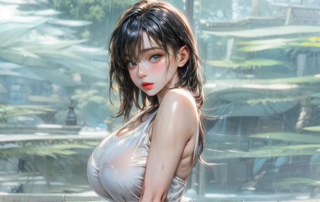 Upper body naked、 fully exposed、Exposing pink nipples、Fully exposed breasts、girl, whole body, Battle Scenes, kick, 赤いサイバーパンクスーツからFully exposed breasts、 sexy, Silver Color Hair, Perfect body, Huge Ass, Wide open butt hole, beautiful , Real nipples in high definition, beautiful eye, Highly detailed pupils, double eyelid, beautiful vagina, Real clitoris in high definition, high definition real skin, High quality skin, Sweaty skin, Crying face, Orgasm Facial, Professional Lighting, True Shadow, masterpiece,
