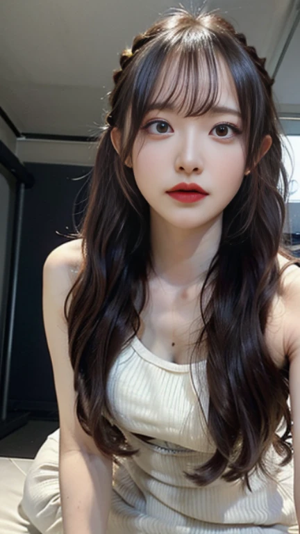 (8K, Highest quality). A stunning composition using a model with excellent proportions. 自信に満ちたバランスが際立つPerfect beautyモデル, ((Highest quality質)), ((masterpiece)), (be familiar with:1.4), ((Highest quality質のリアルな写真)), ((Shot with Hasselblad)), ((Highest quality real-life photos)), Beautiful womanの画像,Super-resolution,Slim and perfectly proportioned, Beautiful woman, ((Highest quality質, 8k, masterpiece: 1.3)), Beautiful Japanese woman, 1 female, Slender figure: 1.1, Perfect beautyの20歳, (Realistic: 1.4), ahegao, Shining Sweat, thin, See-through, ((The beautiful Aegean Sea in the background)), Lighting like a classic movie, Anatomically correct hand, Anatomically correct legs, anatomically correct whole body, ((From below:1.35))、((Perfect beauty)), ahegao,((Lace Underwear)), ((Front facing)),