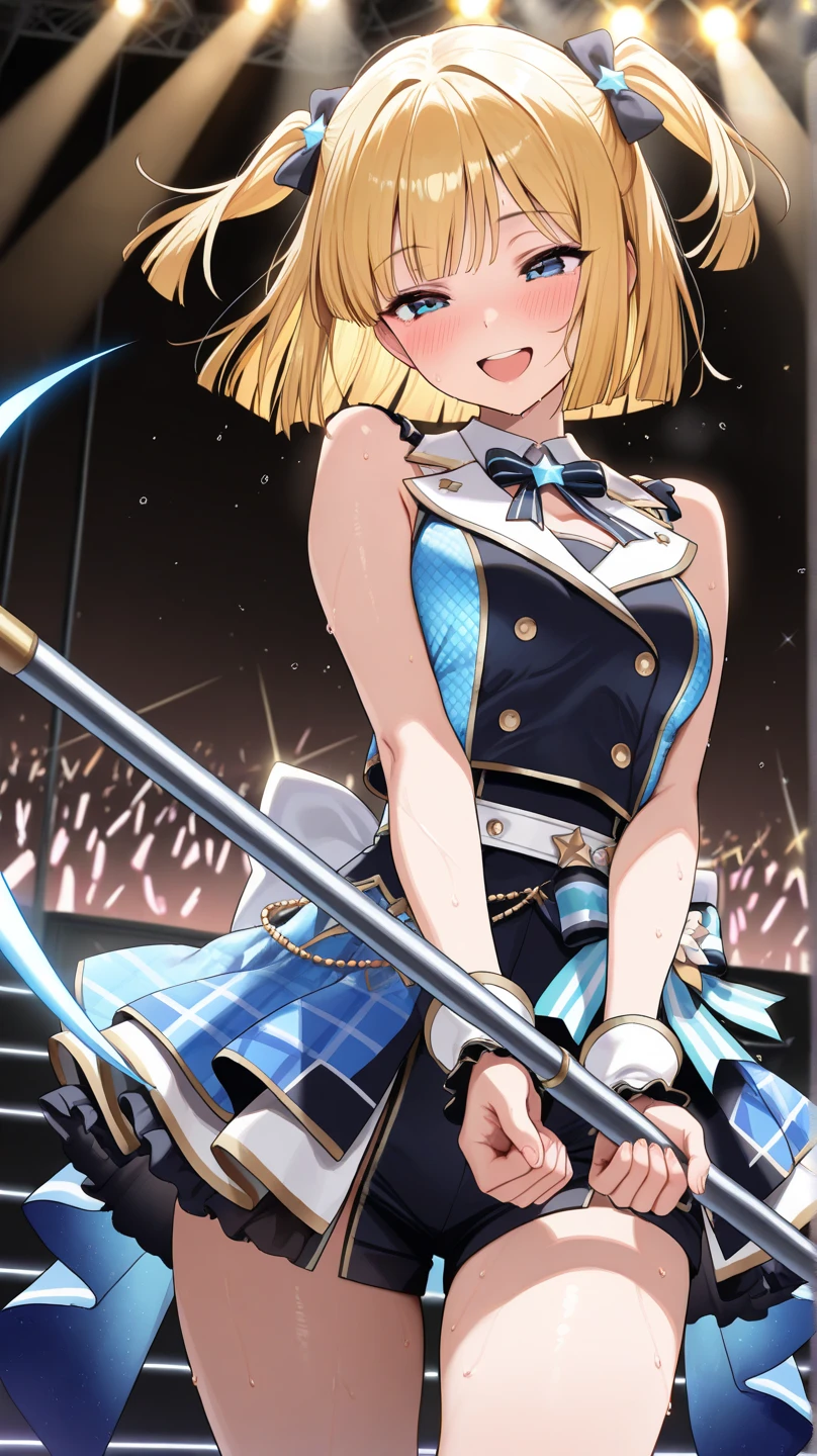 masterpiece, best quality, ultra detailed, 1 girl, show panties, micro skirt, dynamic pose, 