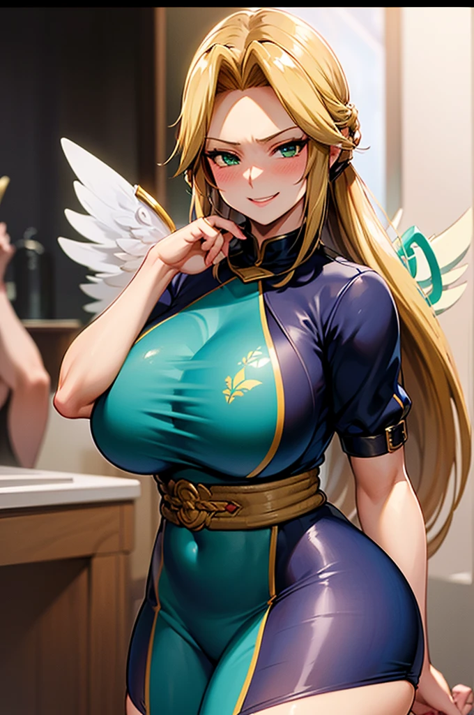 ((forehead))), (masterpiece, top quality), intricate details, 8k, artstation, Wallpapers, official art, splash art, sharp focus, 1girl,barefaced, Blonde, mint eyes, smile, Sexy ,Sexy, big breast, beautiful body, hotel bed room, nude, naked, nipples, nudity, with a strange expression,((((Semen in the)))),breast milk, sex, ((cum in pussy)),  (((wings)))