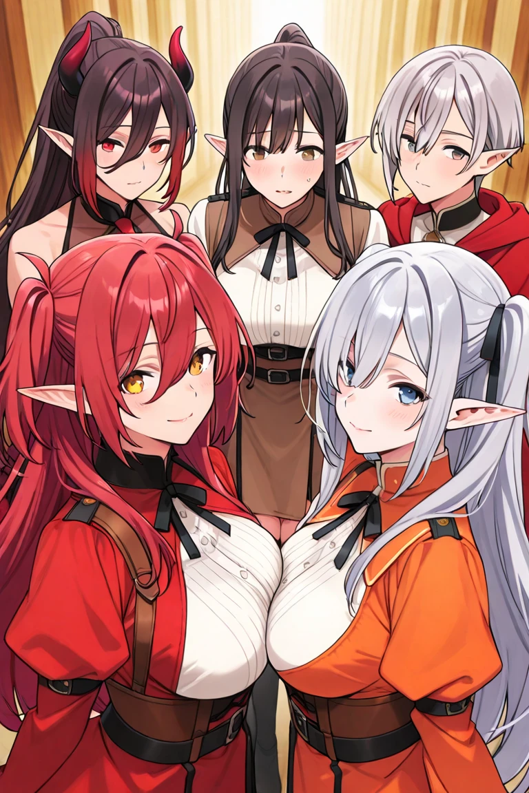locker room, expression of disgust, naked, Pussy, big tits, elf, SeekYou,