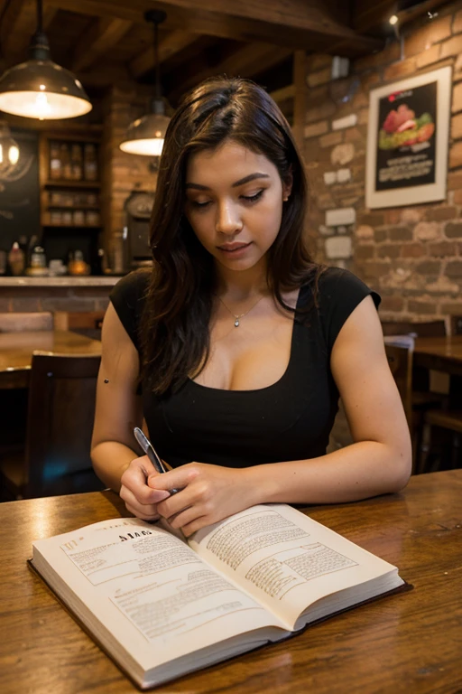 there is a woman sitting on a bench using a cell phone, resting after a hard fight, deep in thought, profile shot, candid shot, side profile shot, heavy grainy picture, lost in thought, low quality grainy, pensive, grainy low quality, left profile, looking sad, side profile portrait, looking distracted, student, movie still of a tired, latina, Big tits, huge tits, no clothes, sexy, cute, minimal clothes, thick, thick nipples, nipple piercings, large areola, hard nipples, piercing through shirt, nipples hard through shirt, major cleavage, nipples showing through shirt, giant tits, showing off tits, looking left, facing left, sideboob, side profile