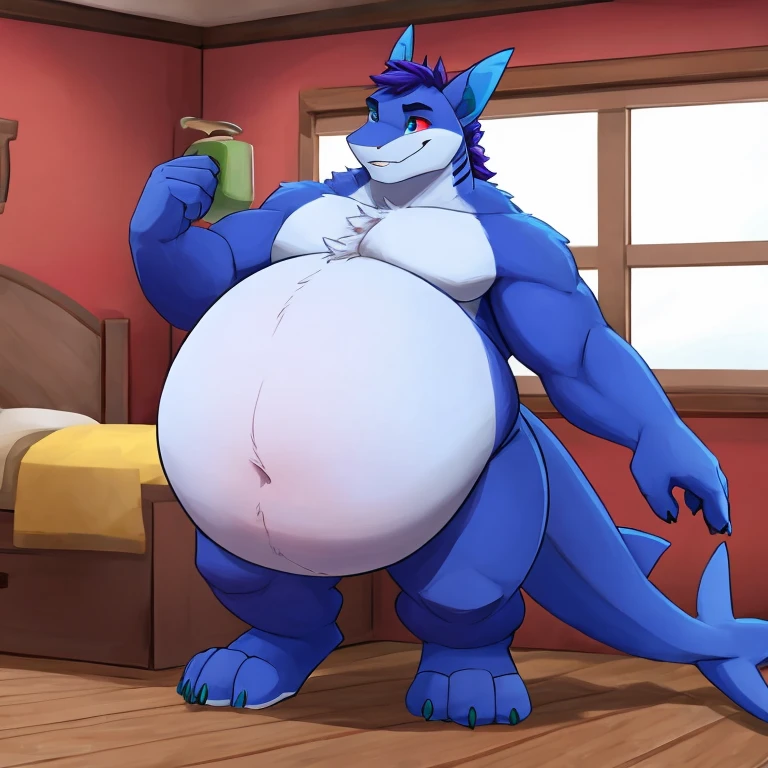 Abnormally obese dragon 