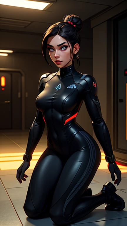 Beautiful Alluring Cyborg female, red Metal Chrome Bare Skin, Athletic Well Toned Body, exposed red mechanical parts and wires, red mechanical limbs, glowing mechanical parts, machine and human, wires instead of hair, In a high tech Laboratory, laying in a repair table, Barely Clothed, glowing neon parts, Cyberpunk Theme, Computerpunk, Beautiful D&D Character Portrait, Beautiful Face, Ominous, Dark Fantasy, Fiverr Dnd Character, Octane Render, Digital Art, Extreme Detail, 4k, Ultra Hd, Polished, Beautiful, Hyperdetailed, Intricate, Elaborate, Meticulous, Photorealistic, Sharp Focus, Wlop, Character Design, Unreal Engine, 3d Rendered, Volumetric Lighting, Reflections, Glossy, Digital Illustration, Sensual Pose, Suggestive Pose, Full Body Shot, naked, visible nipples, puffy vagina, 💖❤💕💋❣