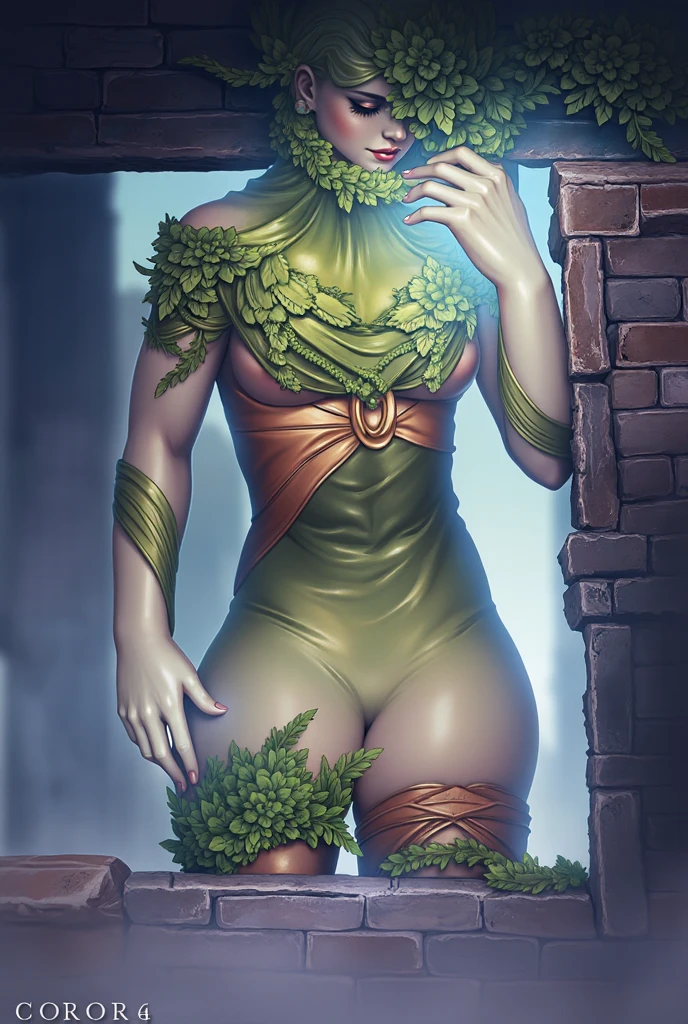 lizard with humanized sand-colored scales, without clothes and with a wizard hat