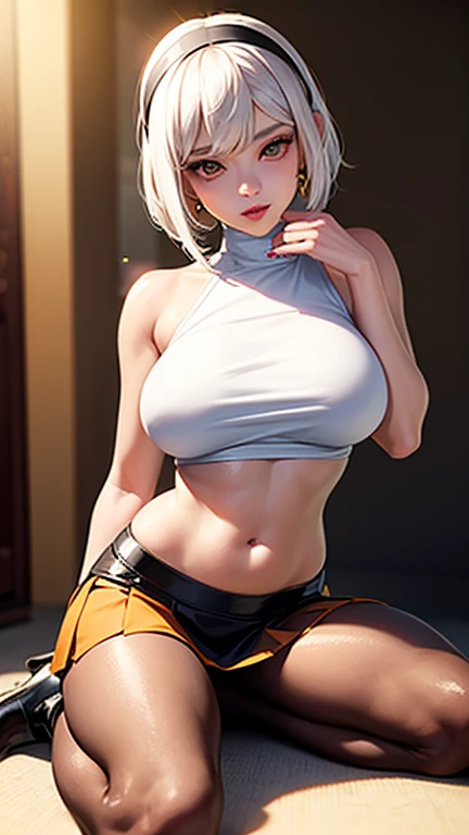 (), big breasts, (masterpiece), delicate, extremely detailed, (watercolor), blooming, delicate beauty, illustration, (Bottom Up), (1girl:1.4), (solo:1.2), big breasts, (Tight yoga suit:1.3), sportswear, (panties: 1.2), strapless, (underboob: 1.2), (dark skin: 0.8)), beautiful eyes, (fluffy hair), photography, strapless photo, Alex Maleev, Professional, Canon Camera, Nikon Camera, Sharp, Bokeh, Studio Quality, Fisheye Lens, Robert Capa,