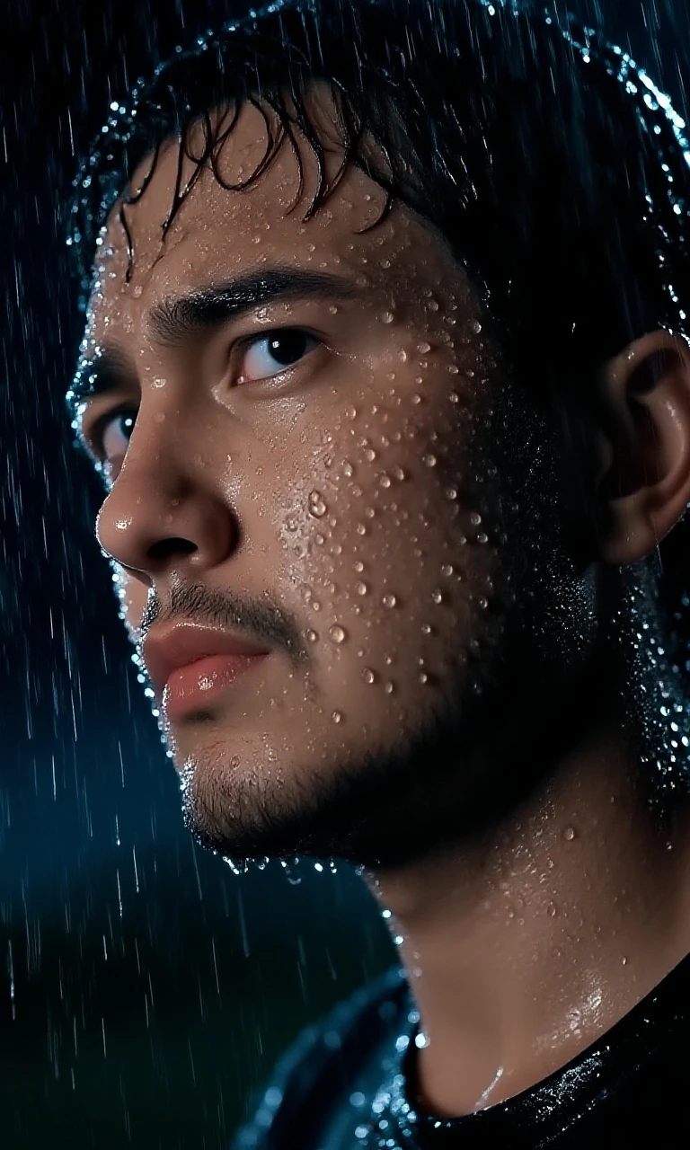 Highly detailed, indepth, HD-Photojournalism, (front facing centred shot), sharp 40mm focus, cinematic film still (1man:burly:burly:muscular) wet white_tshirt, real hair movement, imperfect skin, skin pores, water drops,splash detailed,surreal dramatic lighting shadow (lofi, analog),kodak film by Brandon Woelfel Ryan McGinley,vignette,high budget,bokeh,cinemascope,moody,epic,gorgeous,film grain,grainy,