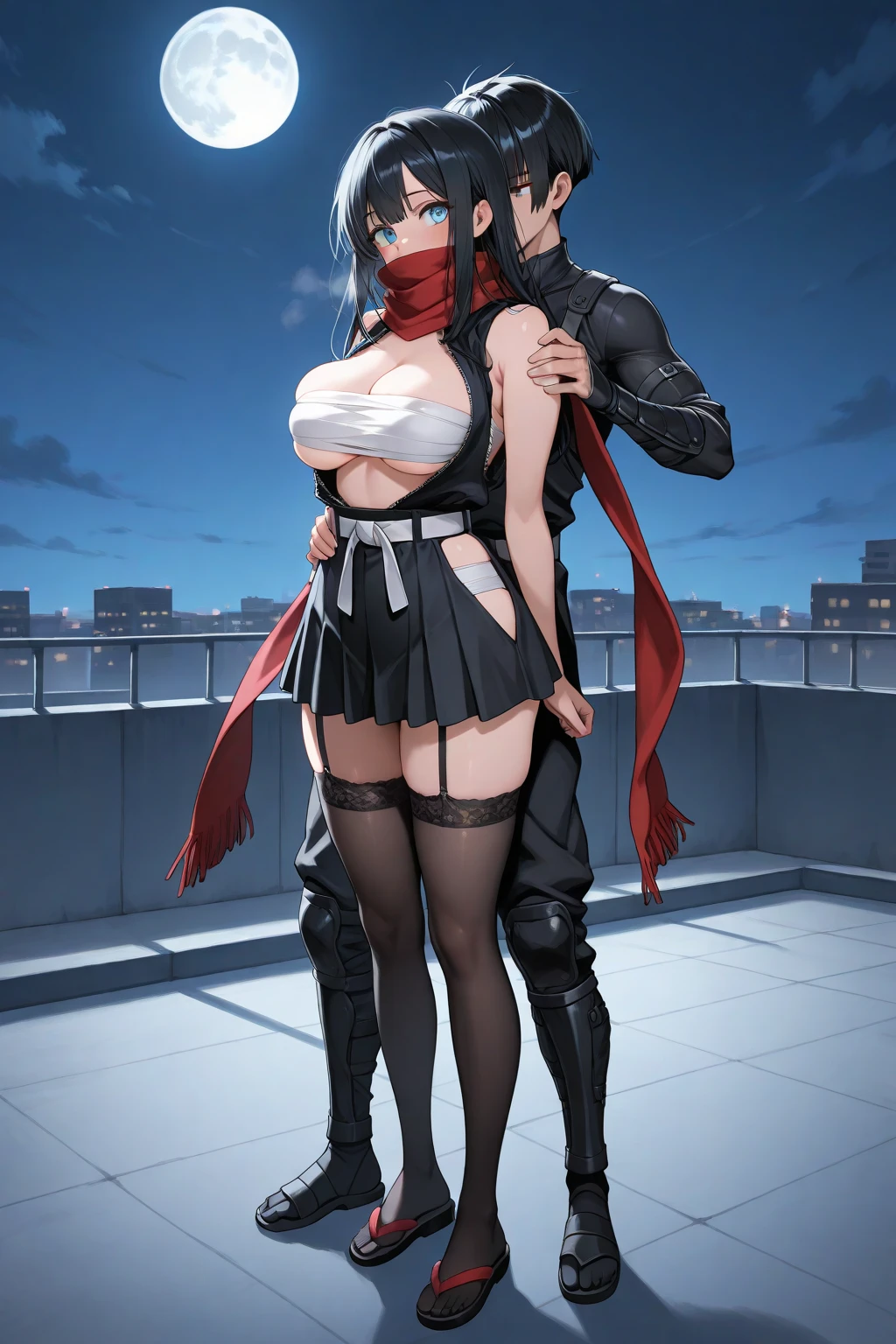 bayonett and dante from devil may cry having sex