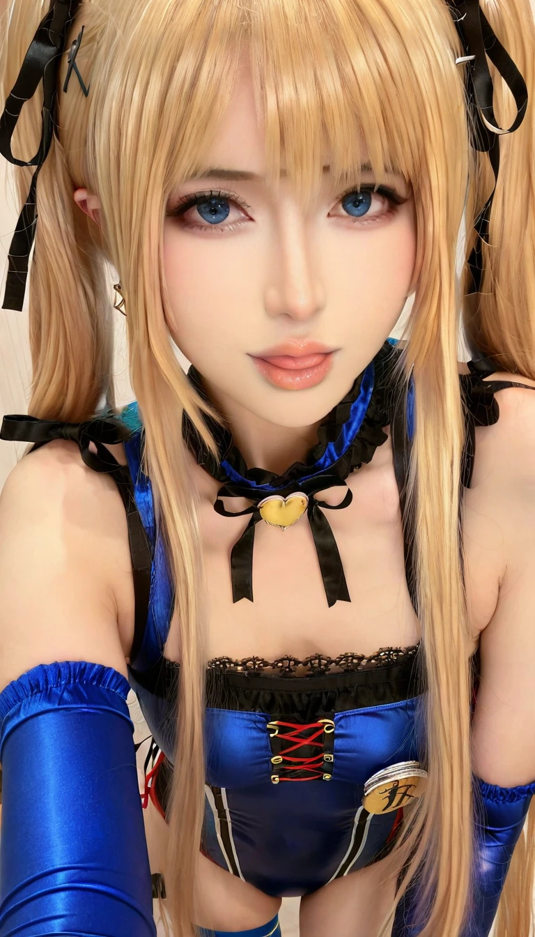 The most erotic sexual climax、Busy Disney World、firework、Blonde、Big Tits、Blue eyes、High nose、Minnie Mouse、Lace and embroidered gloves、