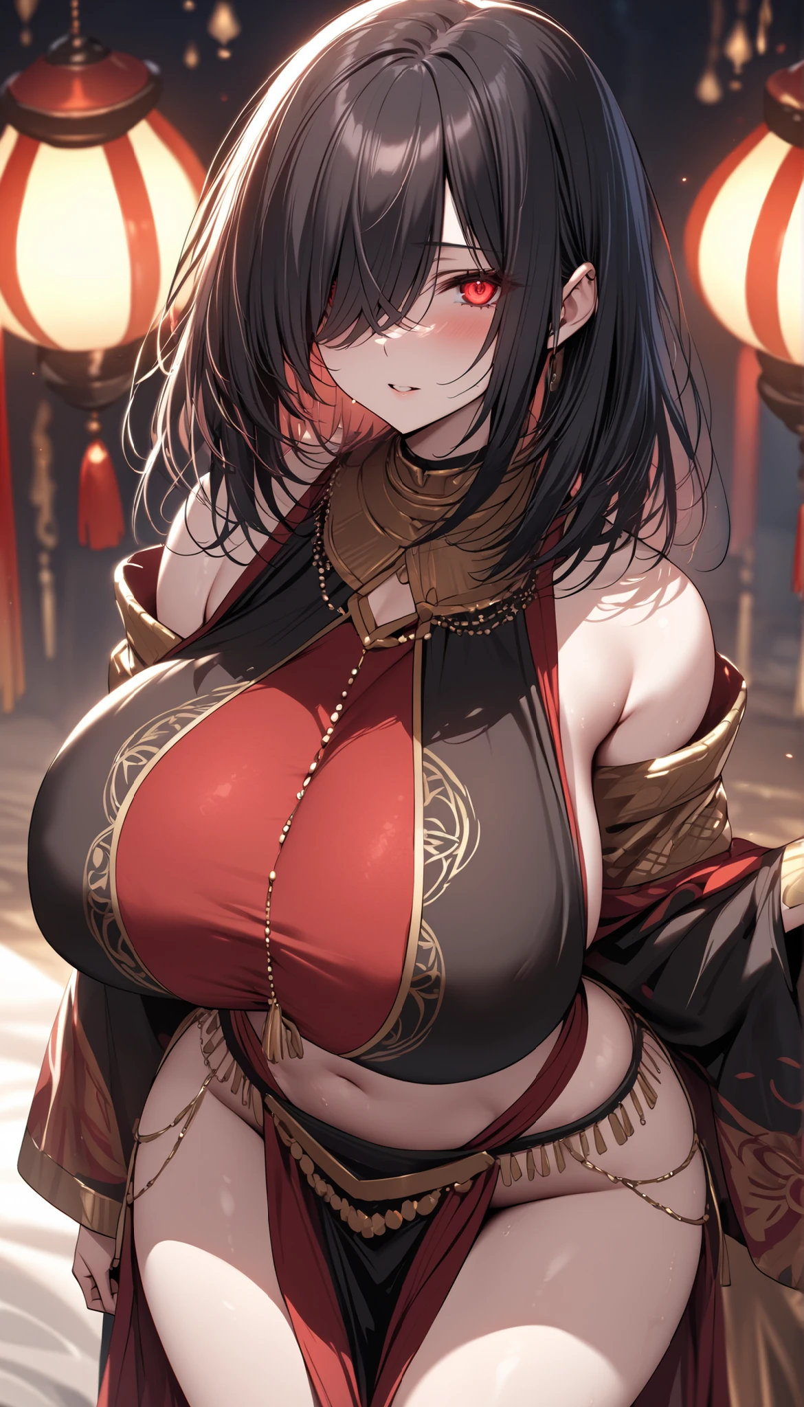 (masterpiece, highest quality:1.2), (High resolution, 8k RAW photo, Photorealistic, Clear focus), (Natural light, Textile Shading), throw, alone, Chest focus, Close-up of breasts, 1 Mature Woman, 28 years old, (Mature Woman:1.5), ((Saggy breasts, Big Breasts:1.7, tits)),Sexy and excited、smile,(Wolf Ears:1.3)、(Wolf's Tail:1.3) 、Kimono、In the Zen garden of a Japanese temple, In front of the torii gate, In winter, Snowed snow ground, Crystal of snow, Depth of written boundary, Bokeh, Dynamic Angle, (Correct Anatomy, Ideal body proportions), One night, Under the stars,