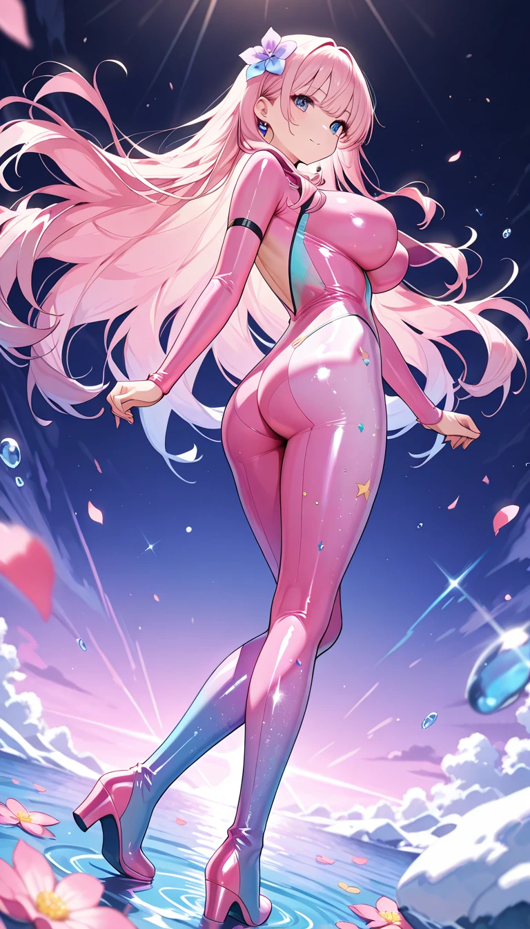Asuka Langley, cameltoe, blush, cleavage,glowing aura, natural light, masterpiece, glossy skin, juicy lips ,long hair, cute, kawaii, adorable, reaching up, adult, cuddle, kawaii clothes,random hair style,sexy, hot, , random expression, blonde hair, ((pink highlights in hair)), pink eyes, purple bunny ears, bonfie, smirk, glasses, pigtails and braids, cleavage, bright pink eyes, ((from below))), evil, latex, hand reaching towards viewer, hand out, arm our, puckered lips, juicy lips, biting lips,bimbo, hour glass, bindage, ((furry))