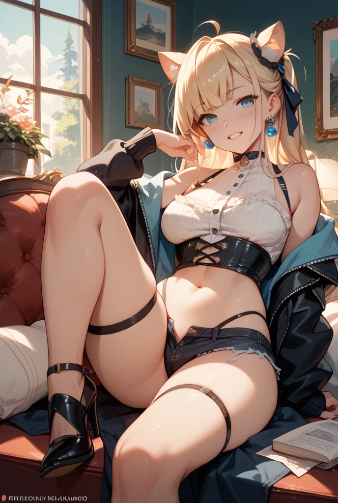 (masuter piece、top-quality、in 8K、32K、​masterpiece、nffsw、超A high resolution、Impresionismo、Photorealsitic:1.2)、cowboy  shot、foco nítido、Beautiful face with detailed face and eyes、shinny skin、Sharp pupils、Realistic eyes and beautiful face、blurry backround、on the beds、beautiful a girl、Undersized bust、shinny skin、from the front side、dull banglade、Bronze hair、(train、opening legs、sitting on:Be undress、Small、Skirt Roll Up、白いpantiyがみえる:1.2)、Beautiful navel、thighs thighs thighs thighs、Teary-eyed、Troubled face、Open your mouth small、I'm in a hurry、Black knee socks、Open legs、underpants、pantiy、Shyness、Masturbation、ecstacy、濡れたpantiy、Twin-tailed、big hair ornament、small tits、barechested、black knee socks