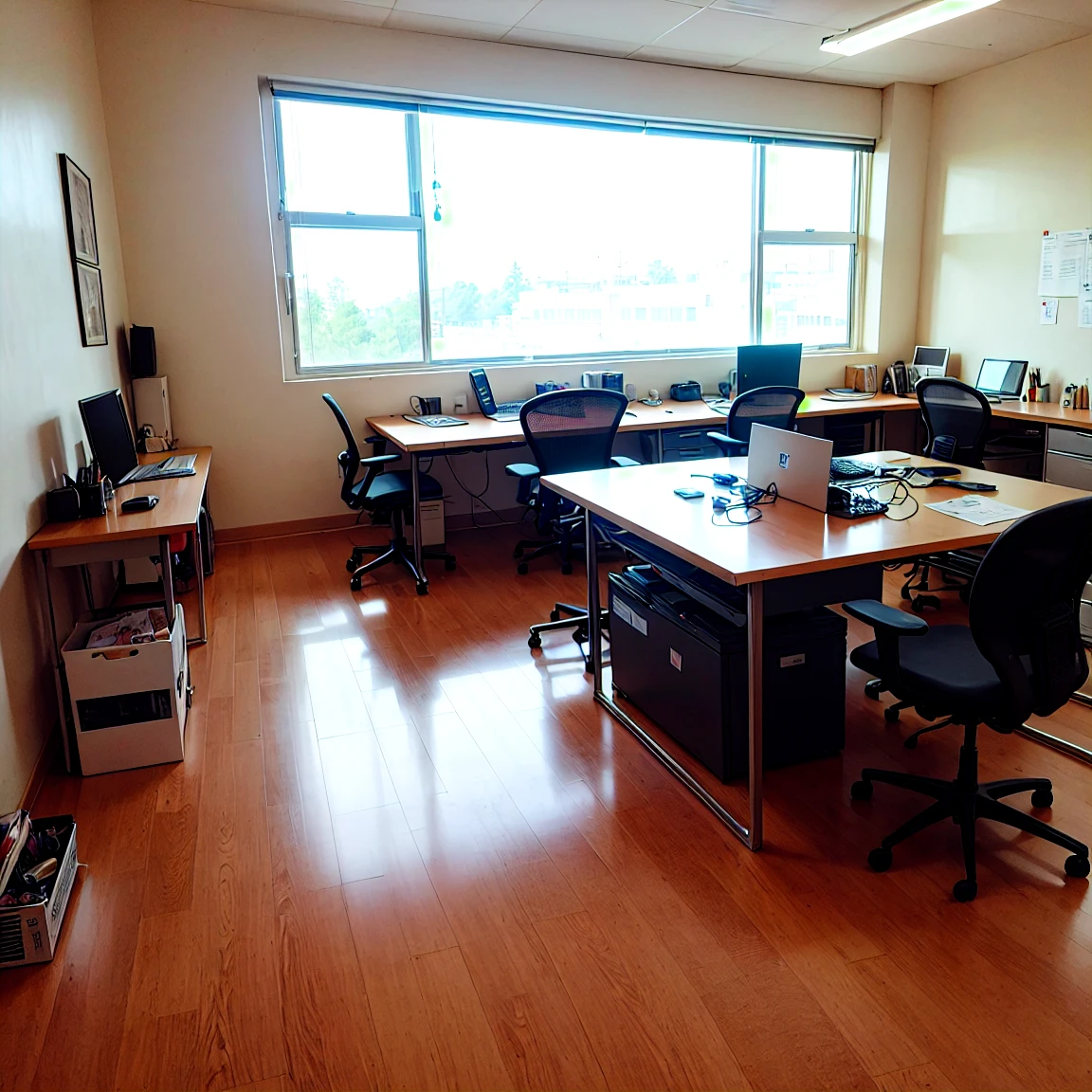 Generate a few photos of the office