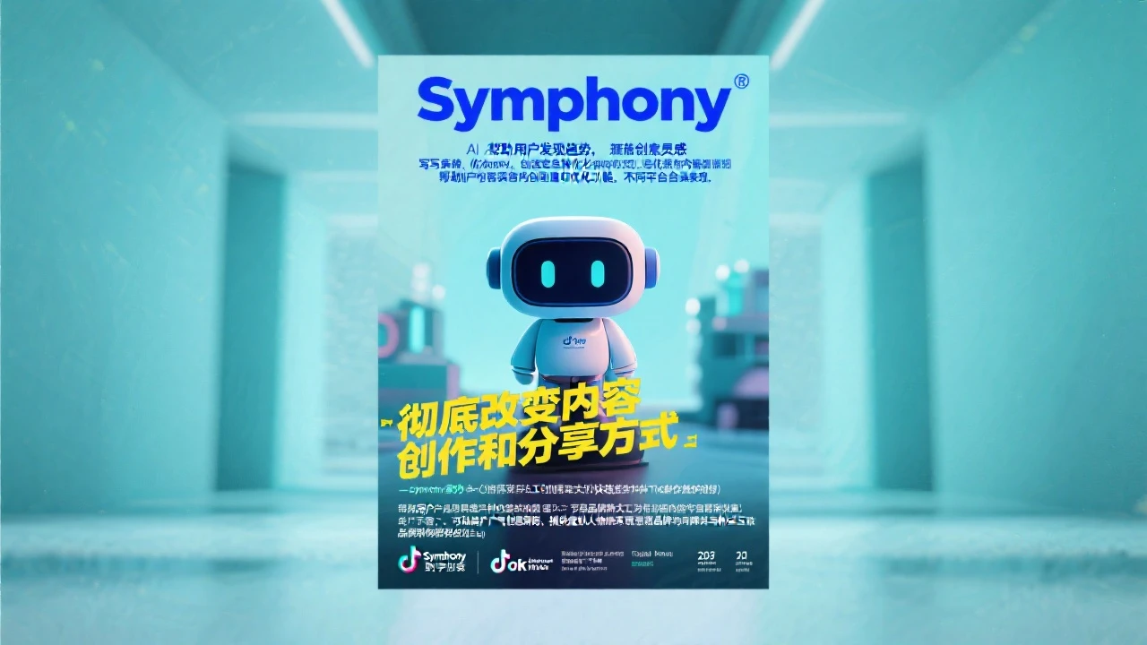 TikTok推出生成式AI内容工具套件Symphony