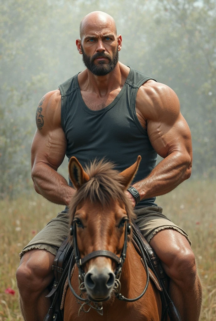 homem montado em cavalo