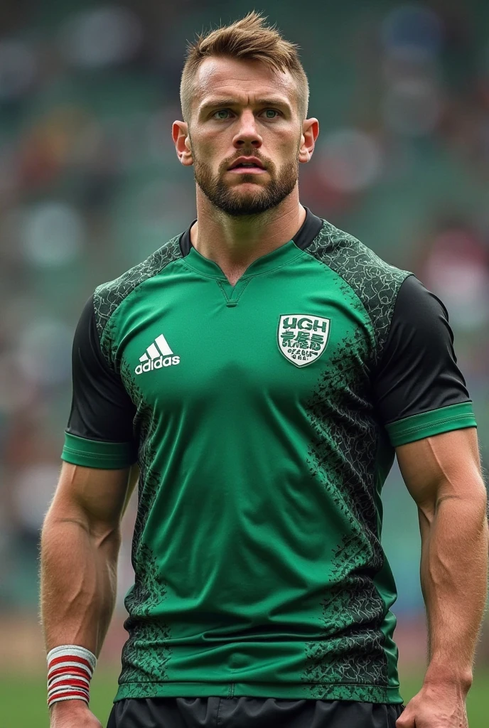 1 man rugby player ,Full body, naughty smile, rugby player wearing Calvin Klein briefs, rugby tight esportive uniform, Black hair fade , blue alluring large eyes, cumming inside a green slime , (High shadow detail), showing his Calvin Klein underwear, muscular chest, long legs, left arm tattoo, large mouth, Wide shoulders, nice hands thumbs-up, light particles.