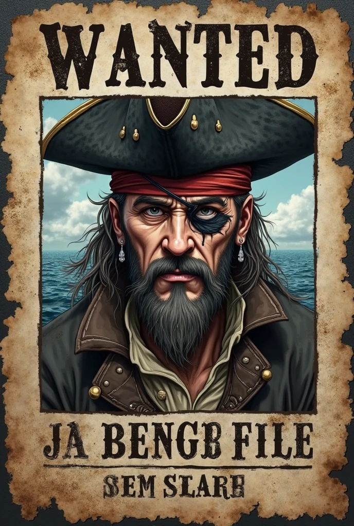 Pirate wanted poster 