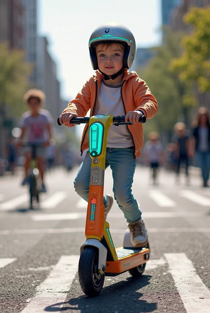 claymation, boy riding bicycle, windmill, sunny, weeds and flowers